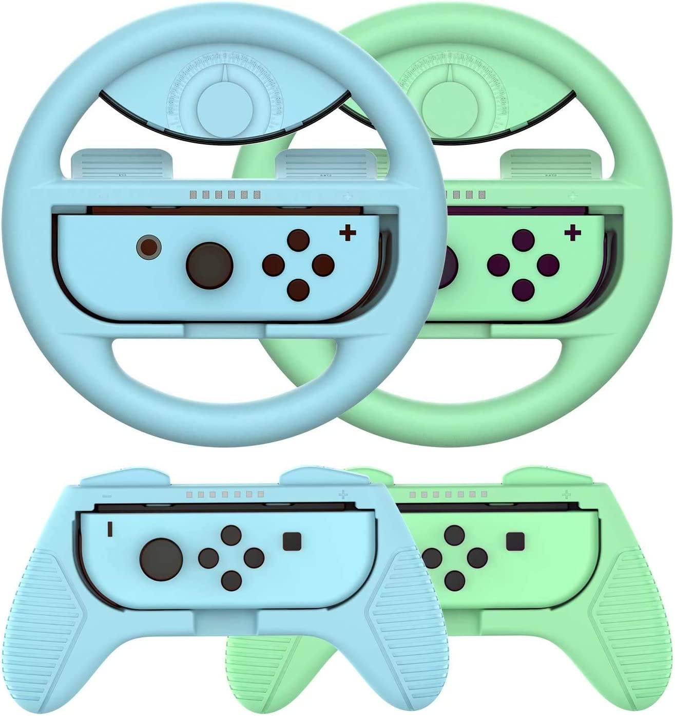 TwiHill Grip para Nintendo Switch Controller - Racing Steering Wheel Switch Controller Kit de alça de jogo apto para Nintendo Switch Joy-Con Controllers-Site oficial de vendas da TwiHill