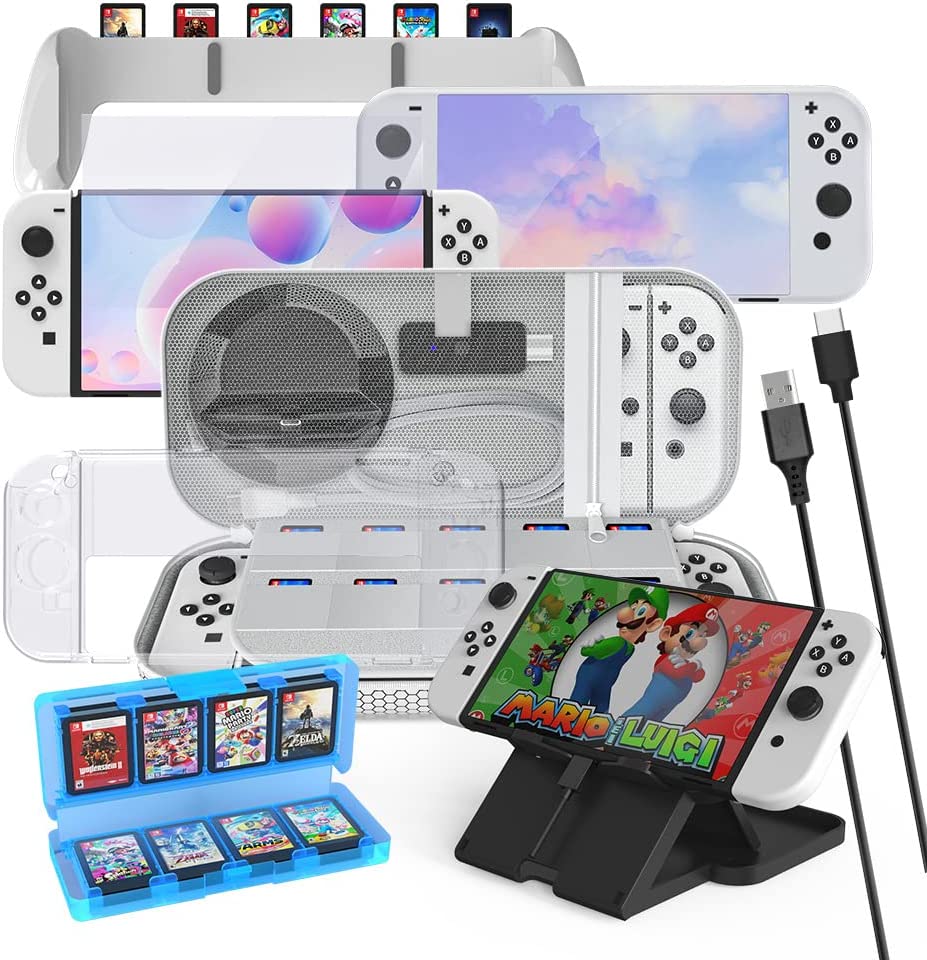 TwiHill O pacote de presente é adequado para Nintendo Switch OLED, conjunto de acessórios essenciais Nintendo Switch oled-Site oficial de vendas da TwiHill