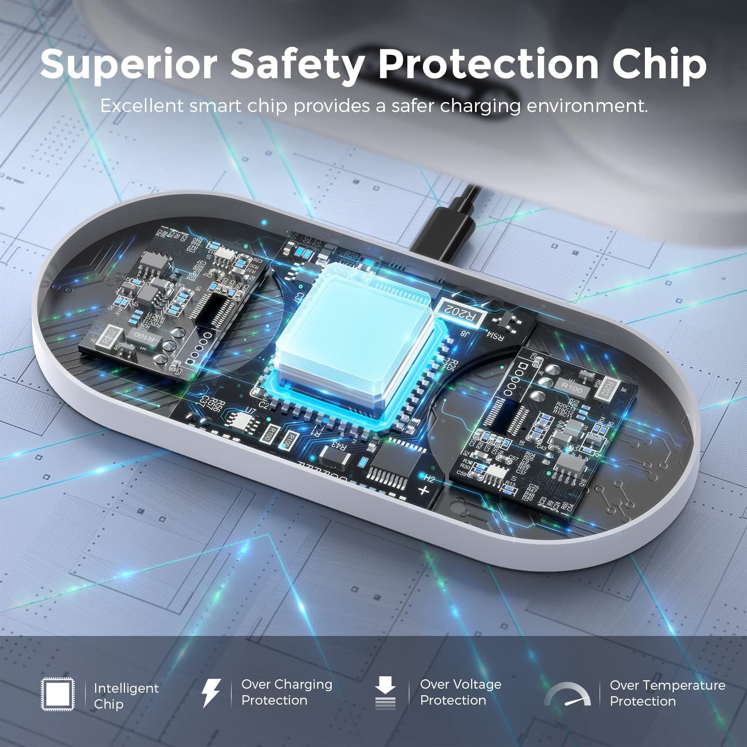 Estação de carregamento TwiHill para PS5 VR2, estação de carregamento VR2 com indicador LED-Site oficial de vendas da TwiHill