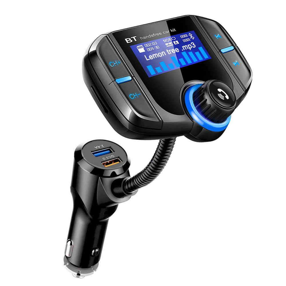 BT70 Carregador de carro QC3.0 Leitor de MP3 sem fio Modulador de FM mãos-livres-para CarroSite oficial de vendas da TwiHill