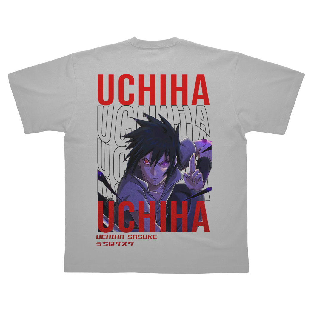 Uchiha Sasuke Naruto | White T-Shirt