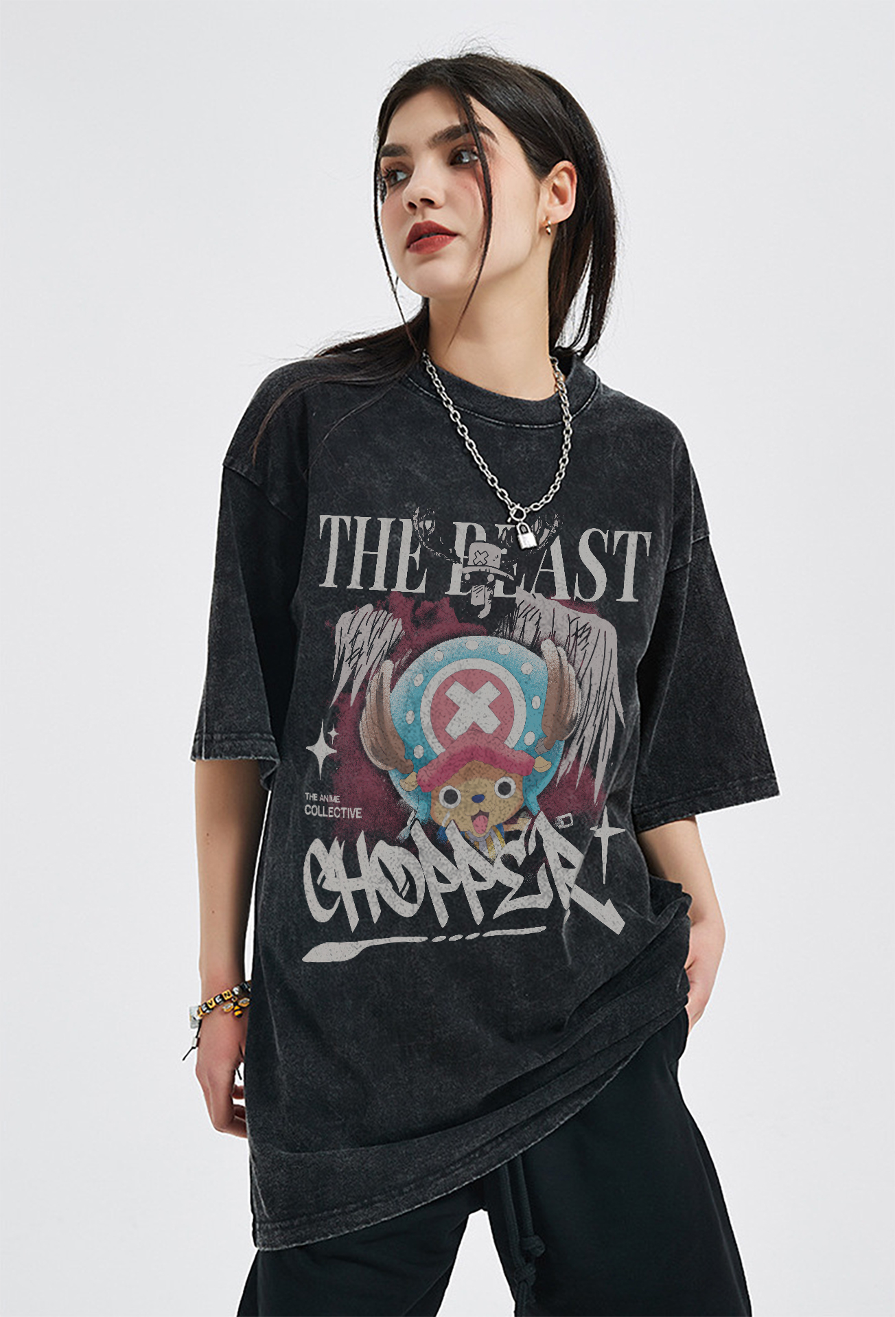 sanji T-shirt 100% cotton oversized Onepiece anime T-shirts – Veenshi