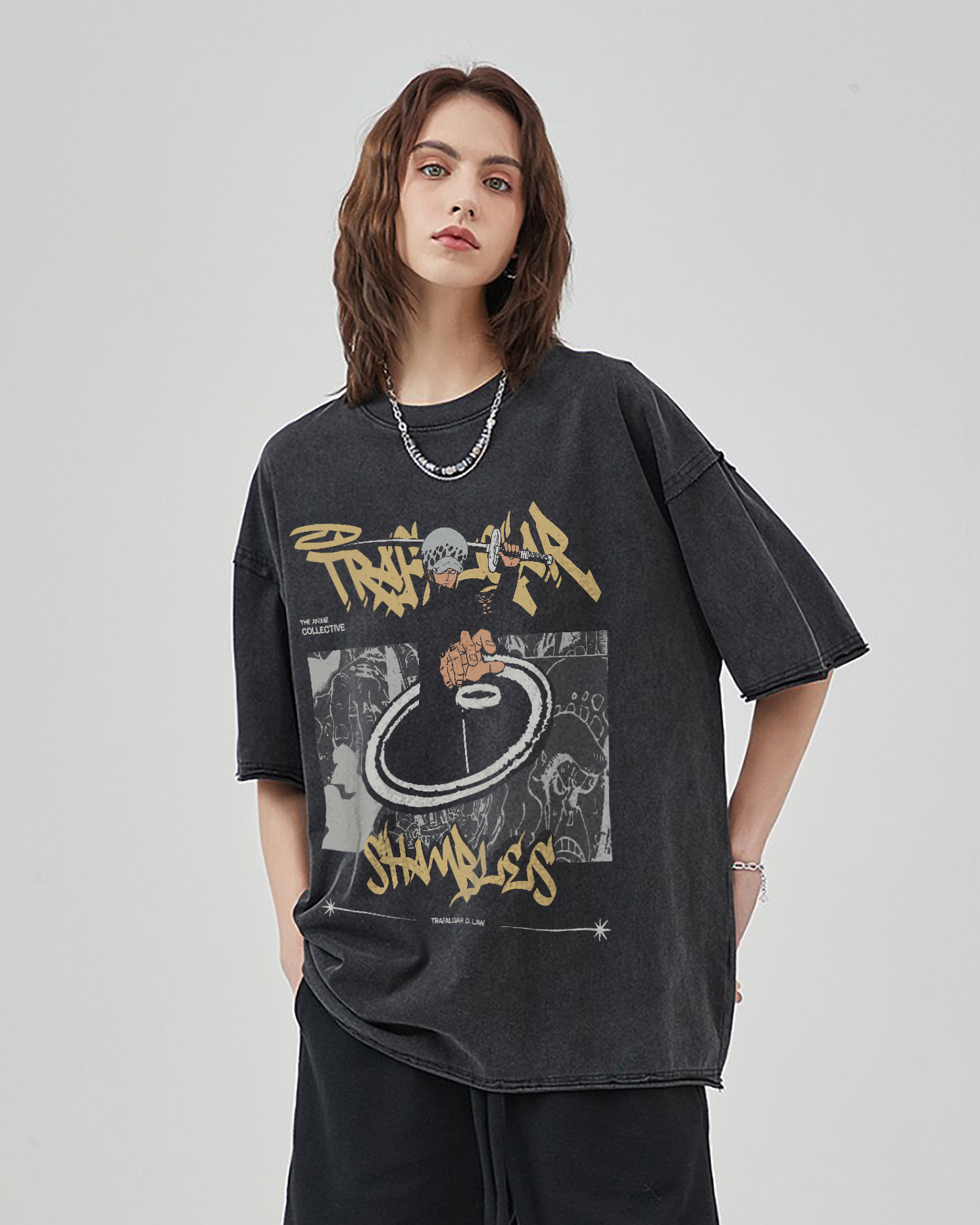 Law Vintage Oversized T-Shirt – TheAnimeCollective