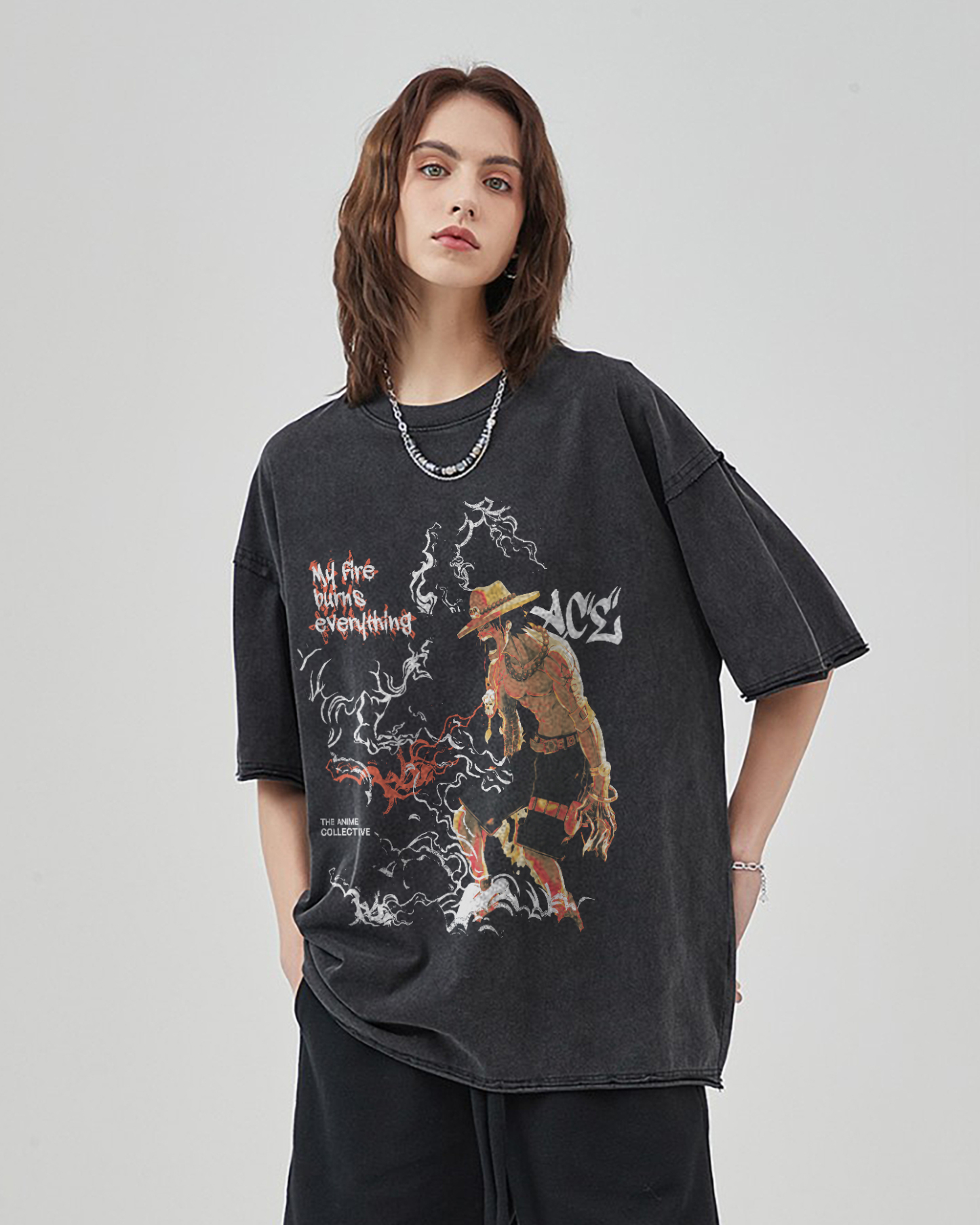 Ace Vintage Oversized T-Shirt | One Piece