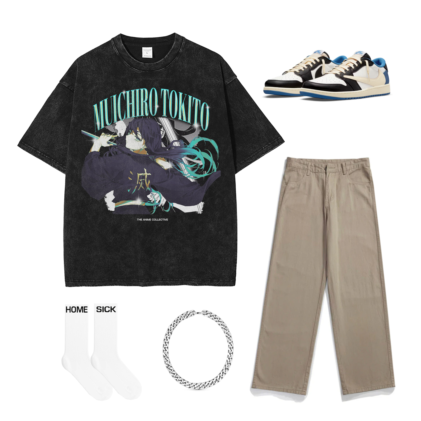 Muichiro Tokito Vintage Oversized T-Shirt