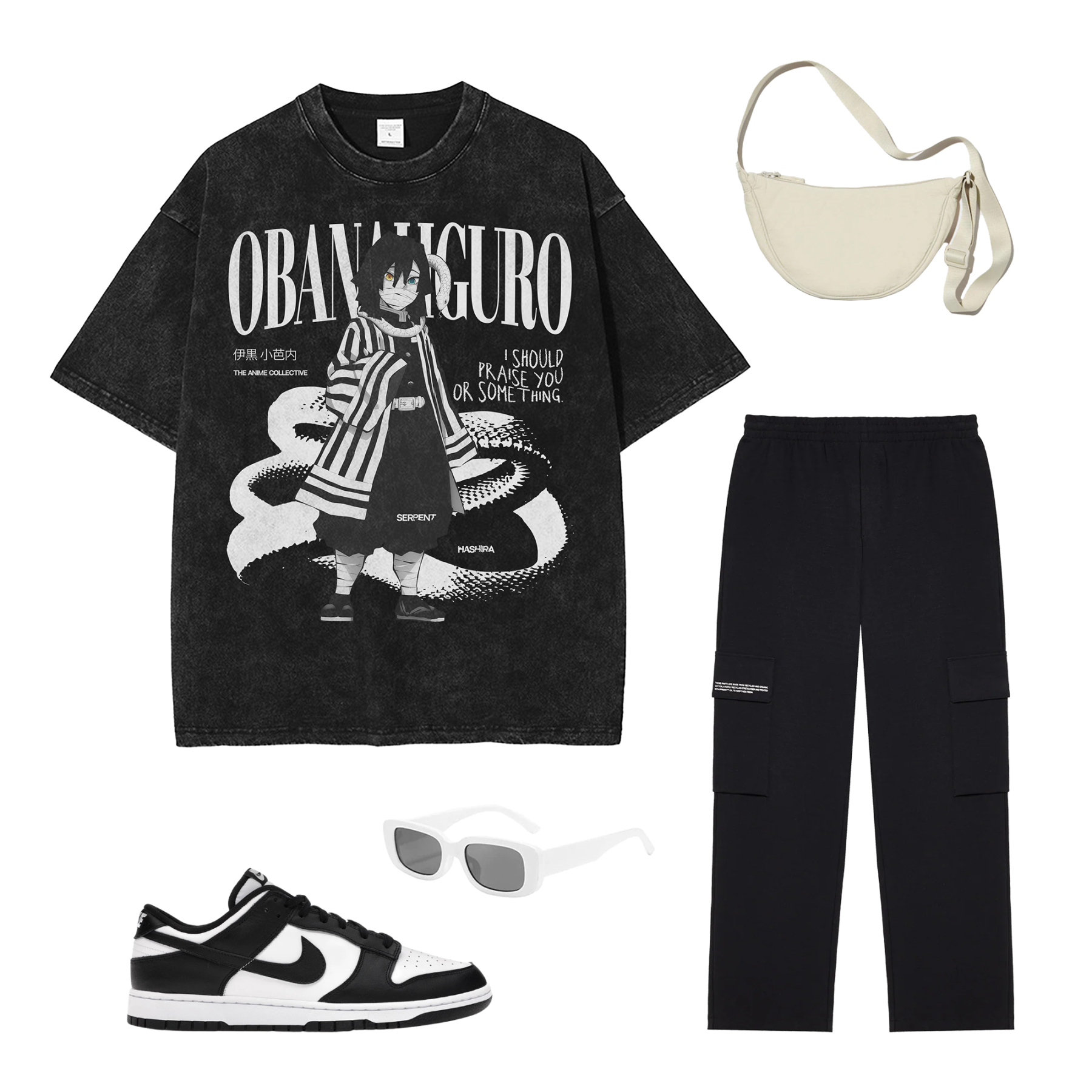 Obanai Iguro Vintage Oversized T-Shirt