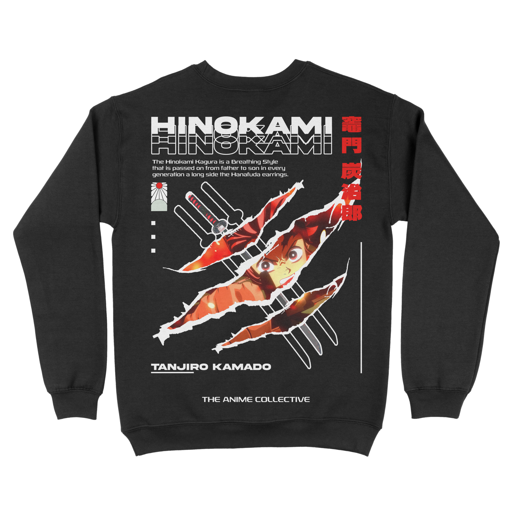 Tanjiro Kamado Hinokami Demon Slayer | Sweatshirt