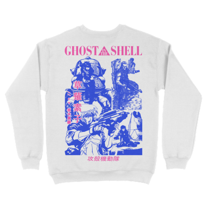 Ghost In The Shell | White Sweatshirt