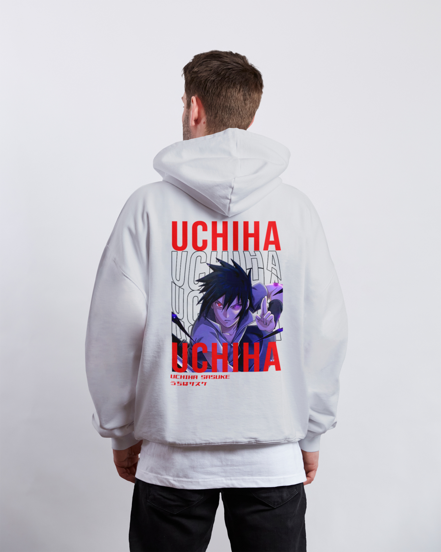 Uchiha Sasuke Boruto | White Hoodie