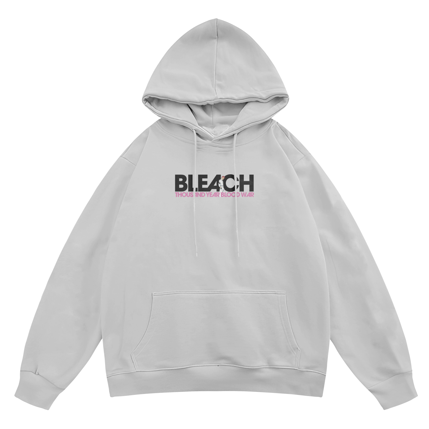 Bazzard Black Bleach | White Hoodie TYBW