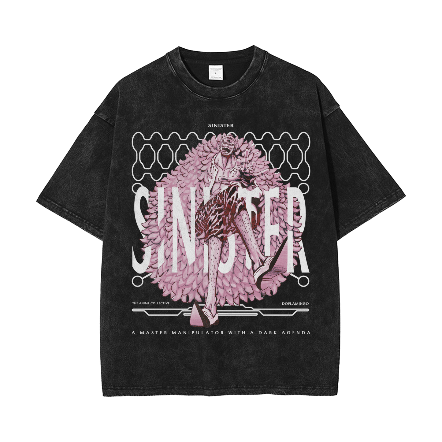 Doflamingo Vintage Oversized T-Shirt