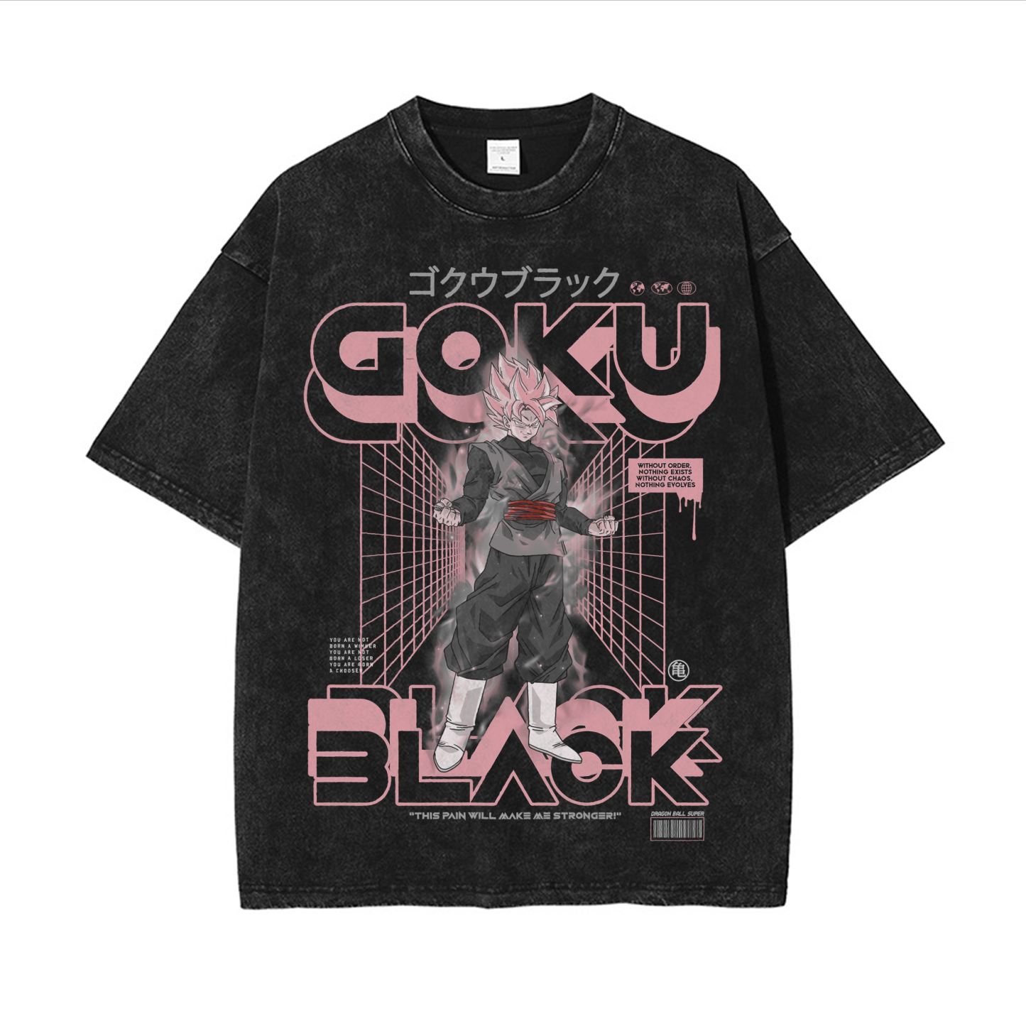 Goku Black Vintage Oversized T-Shirt