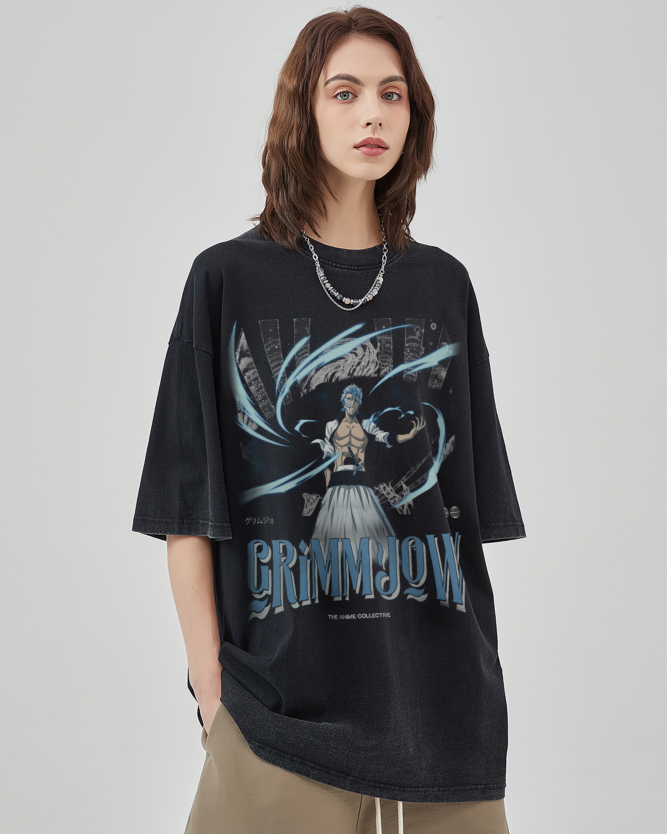 Grimmjow Vintage Oversized T-Shirt | Bleach