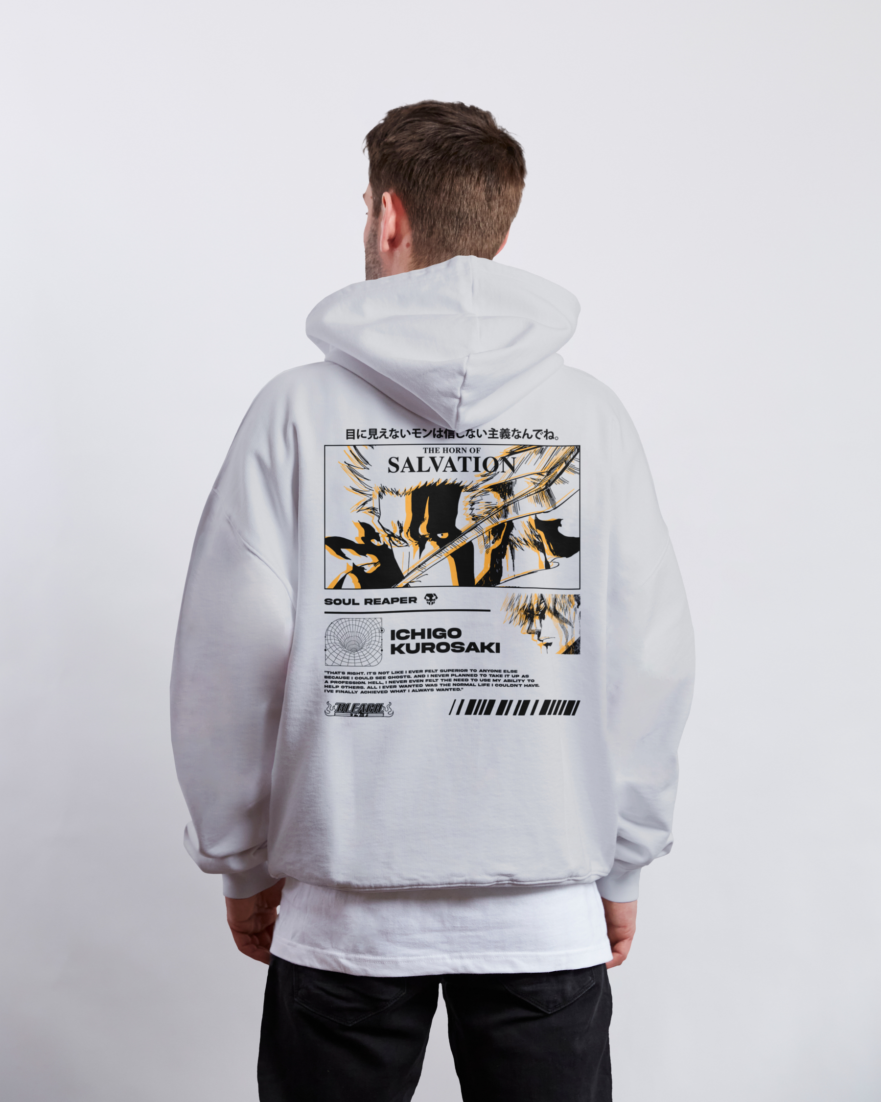 Ichigo Kurosaki Bleach | White Hoodie TYBW