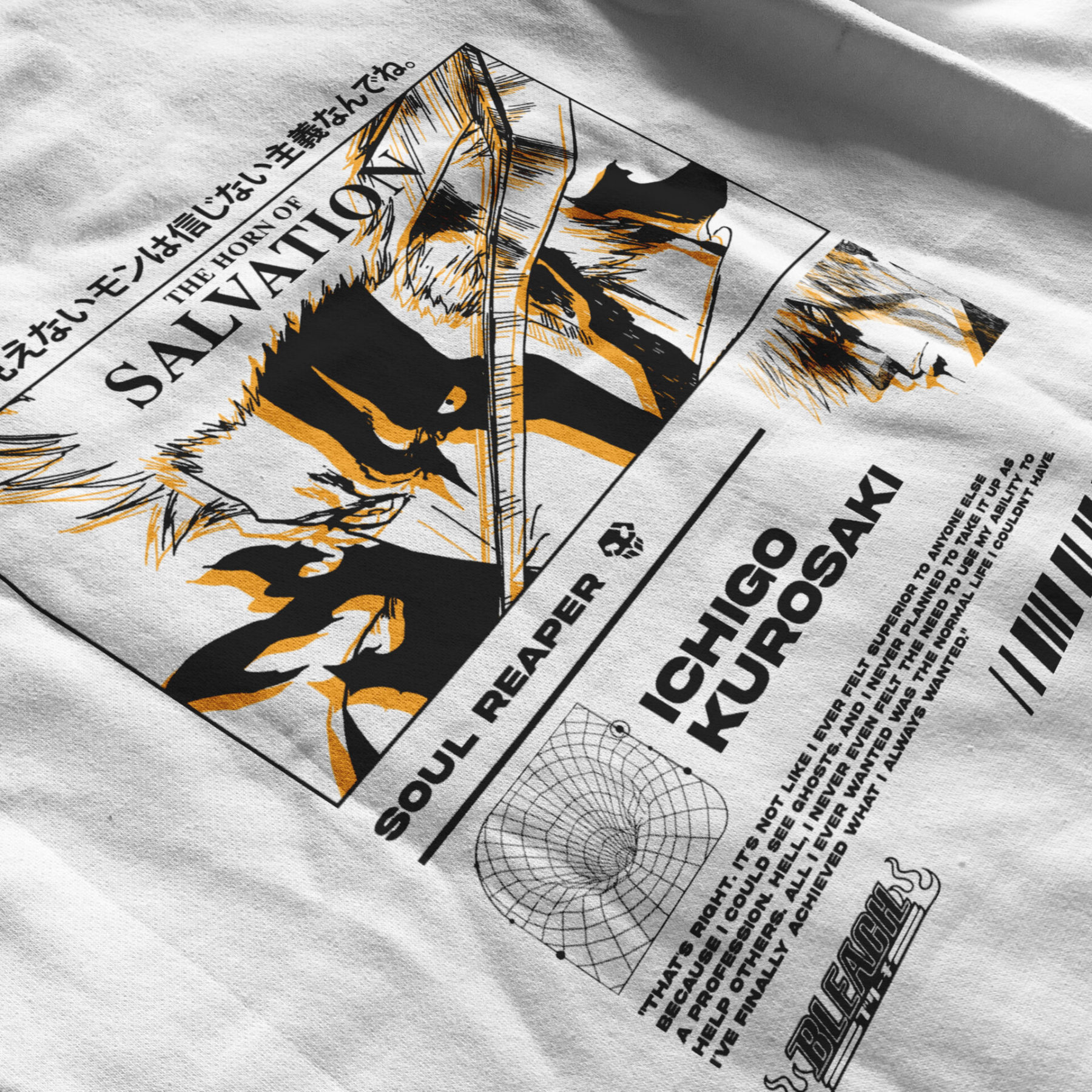 Ichigo Kurosaki Bleach | White Hoodie