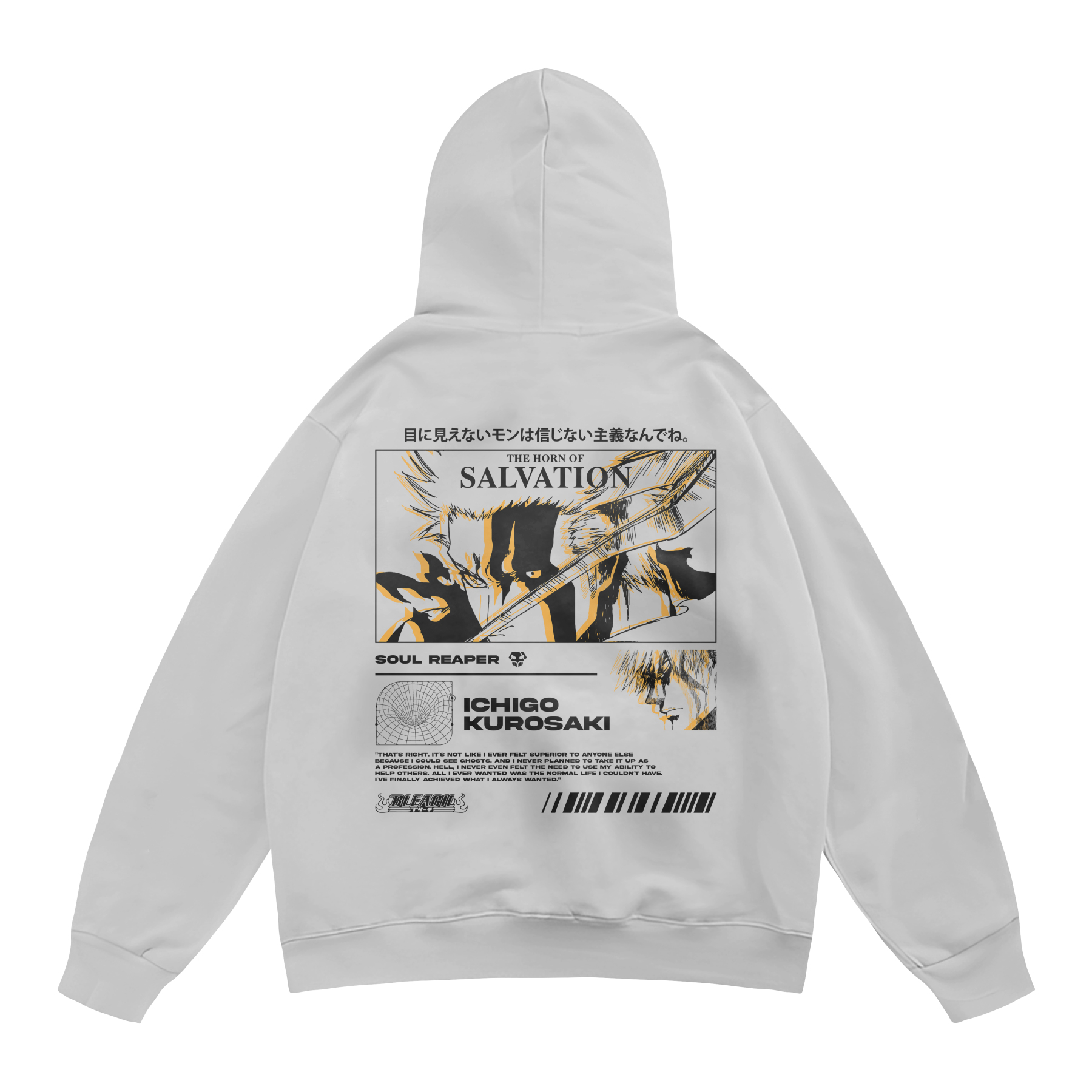 Ichigo Kurosaki Bleach | White Hoodie TYBW