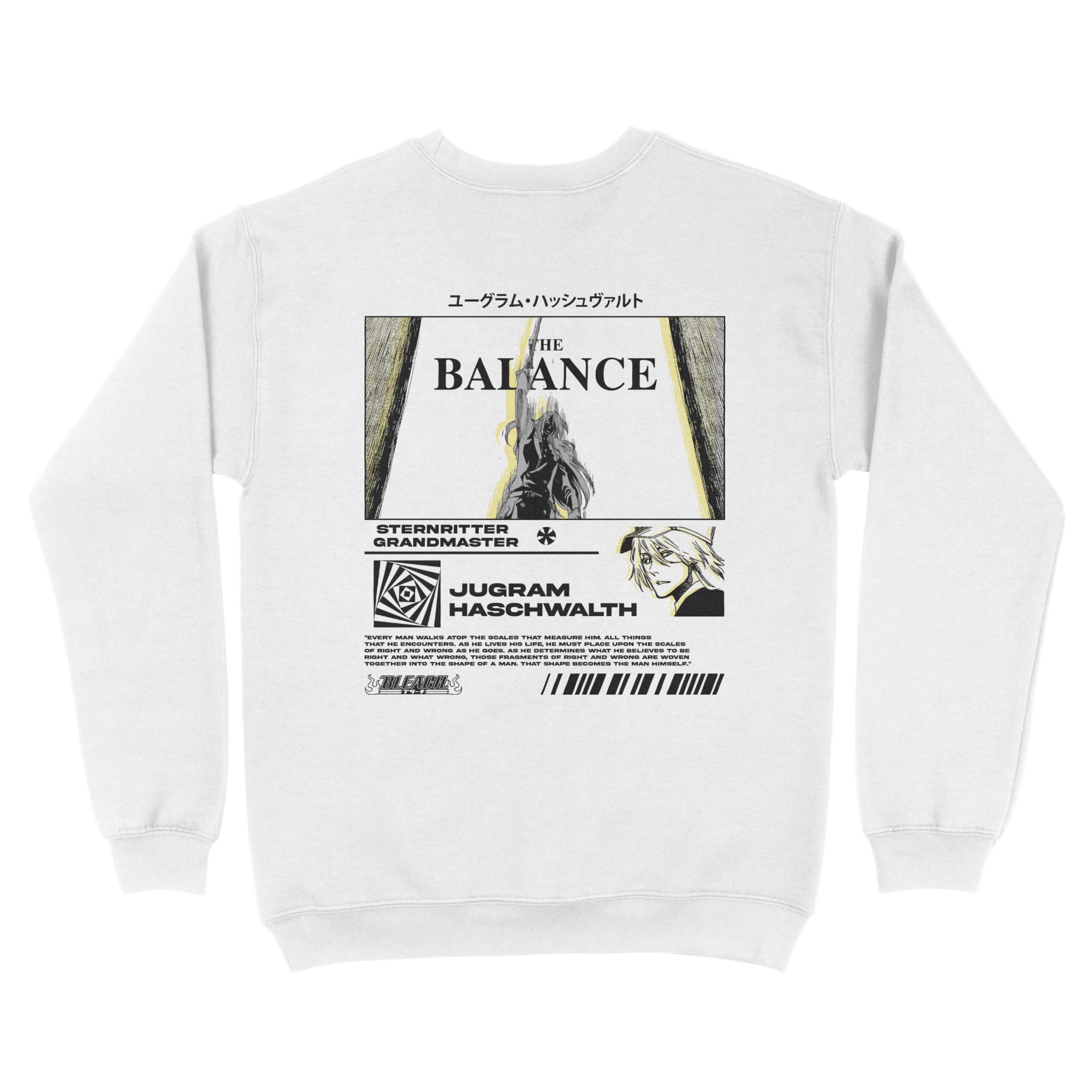 Jugram Hashwalth Bleach | White Sweatshirt TYBW