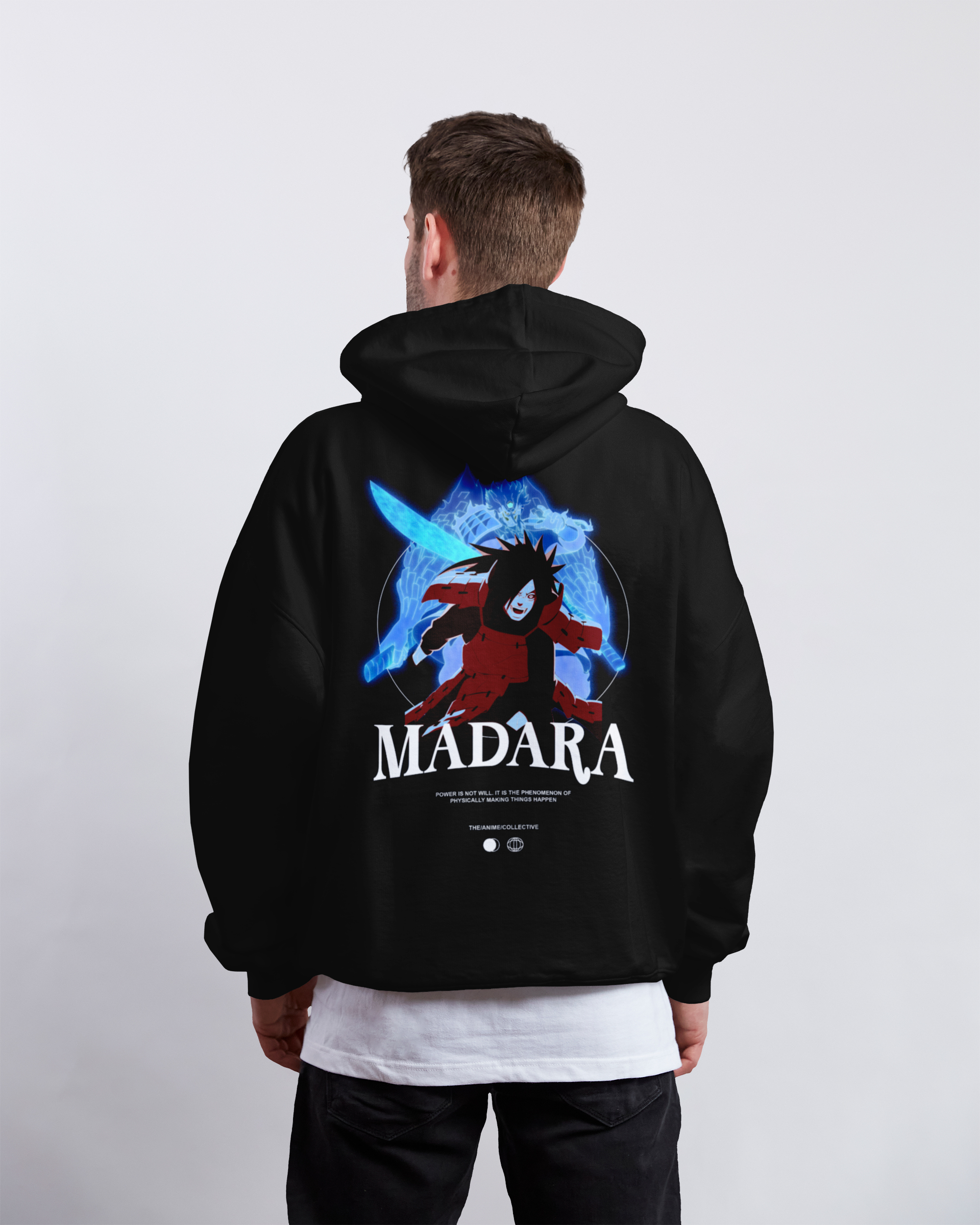 Uchiha Madara "Power" Hoodie | Naruto Shippuden