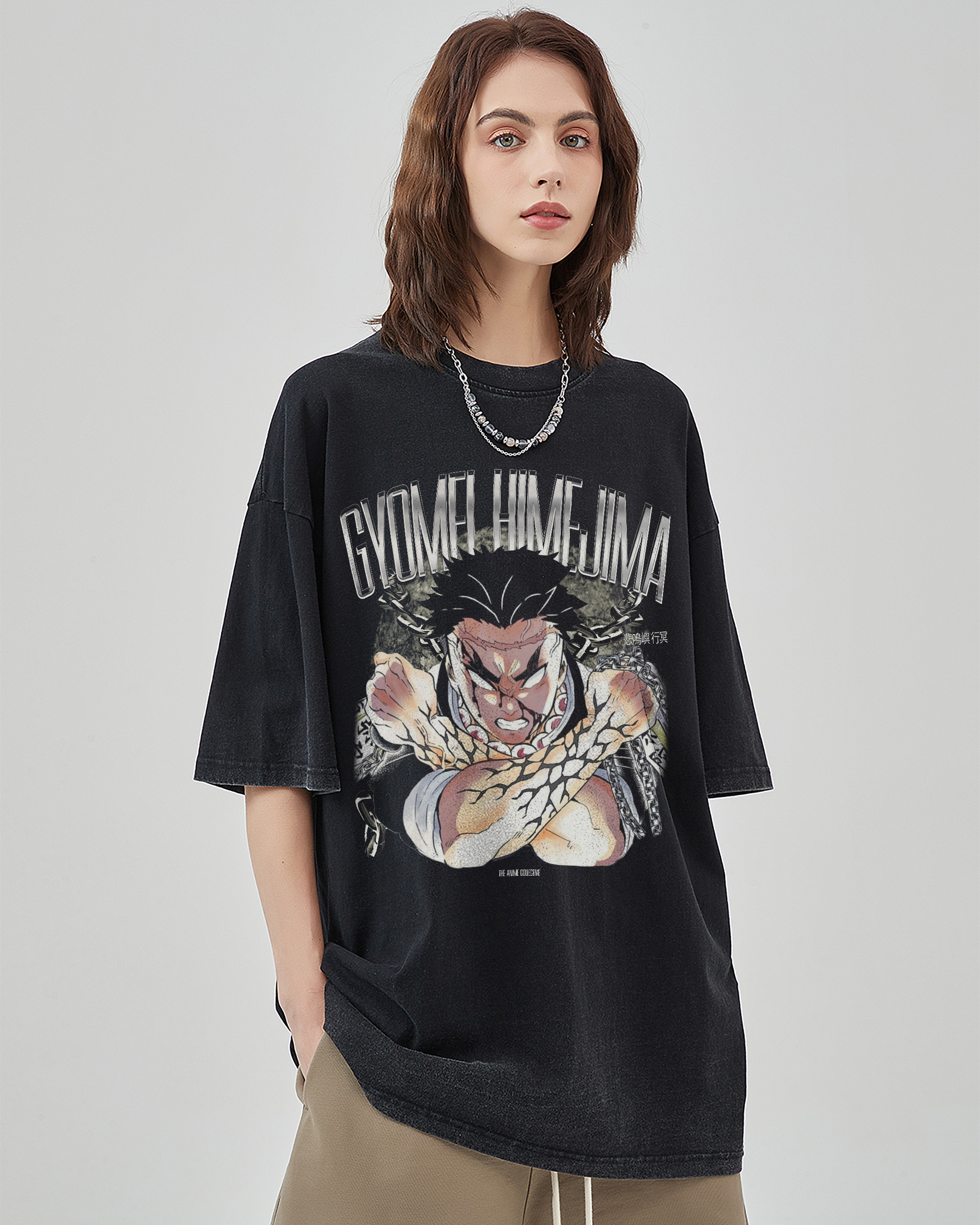 Gyomei Himejima Vintage Oversized T-Shirt