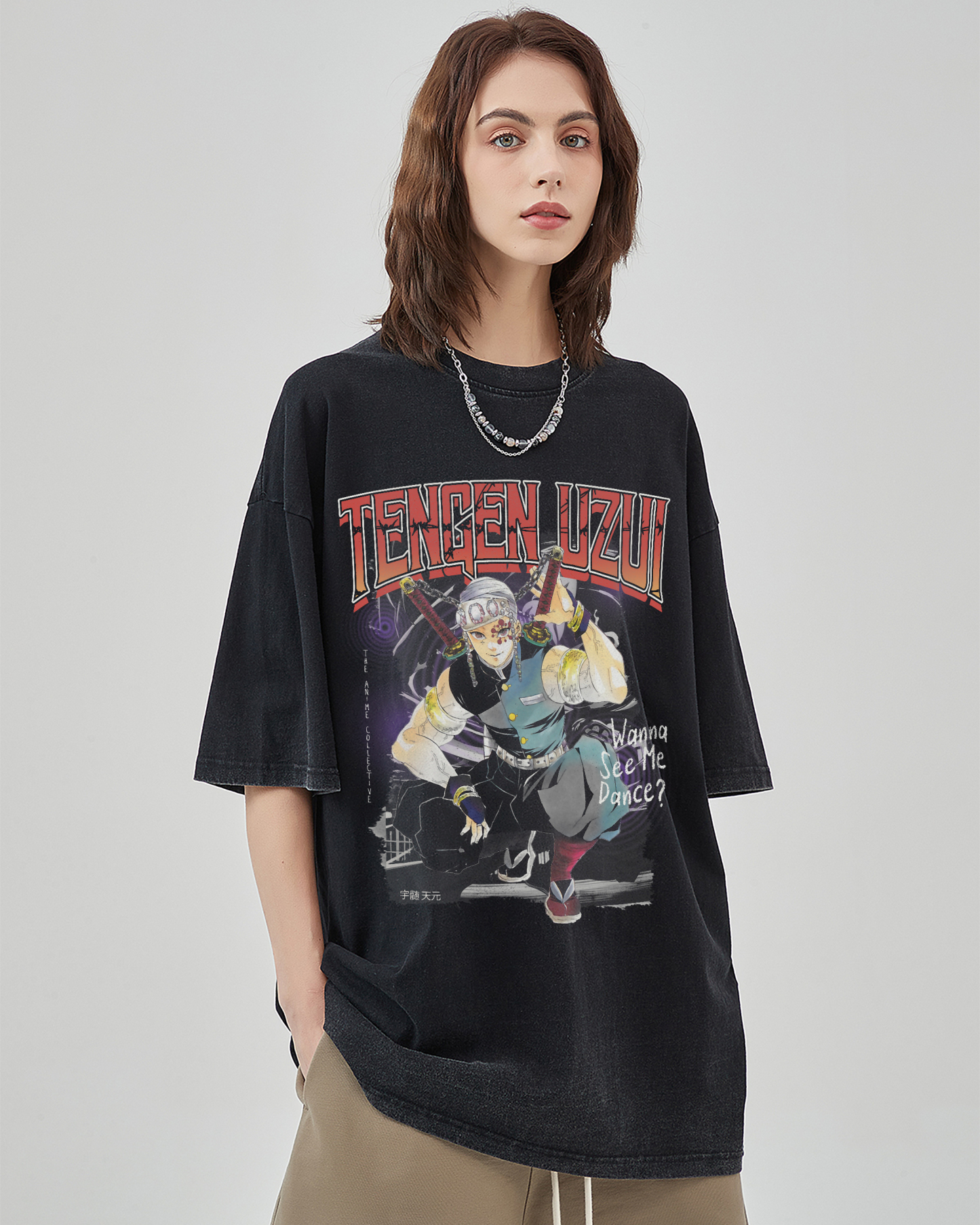 Tengen Uzui Vintage Oversized T-Shirt