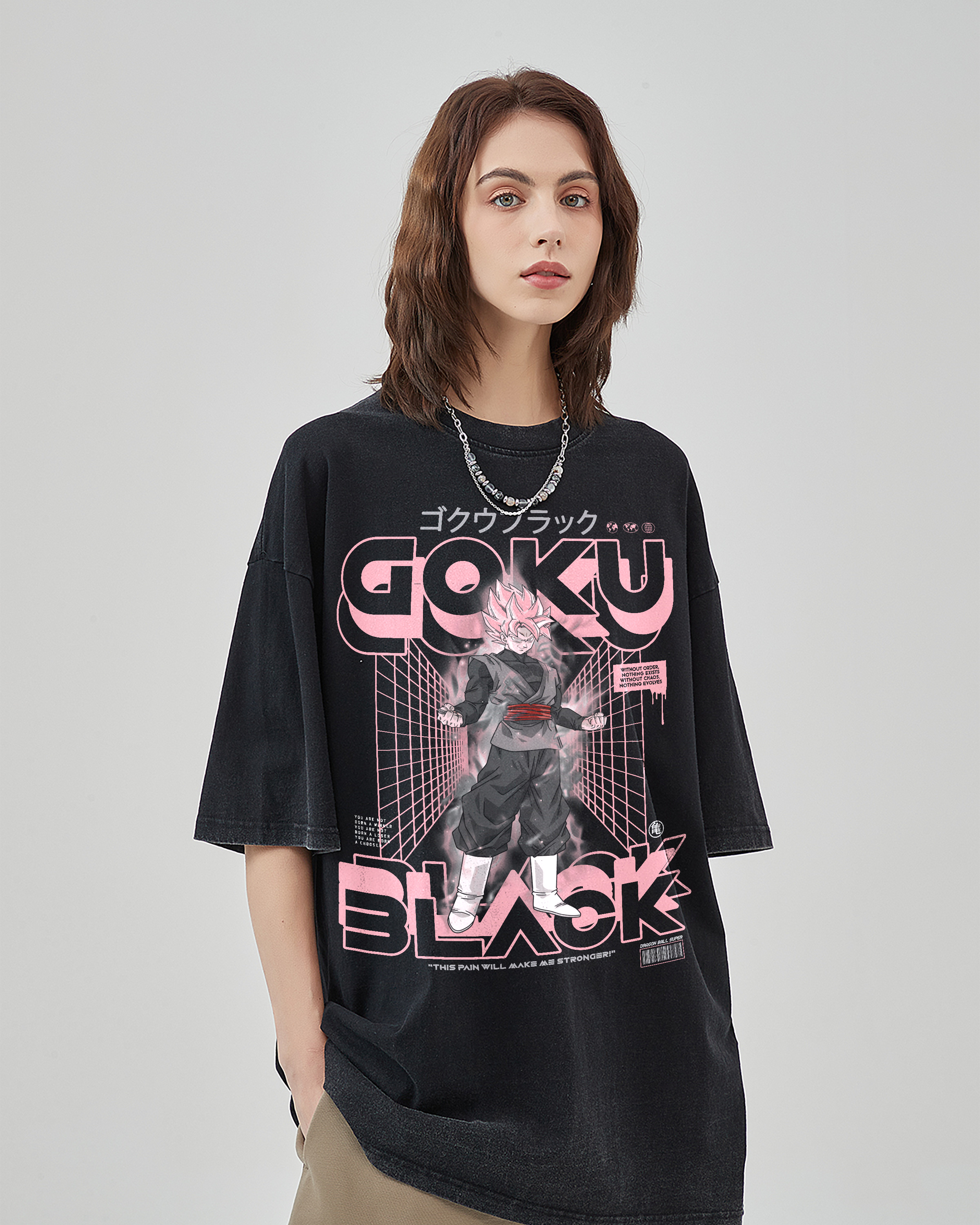 Goku Black Vintage Oversized T-Shirt