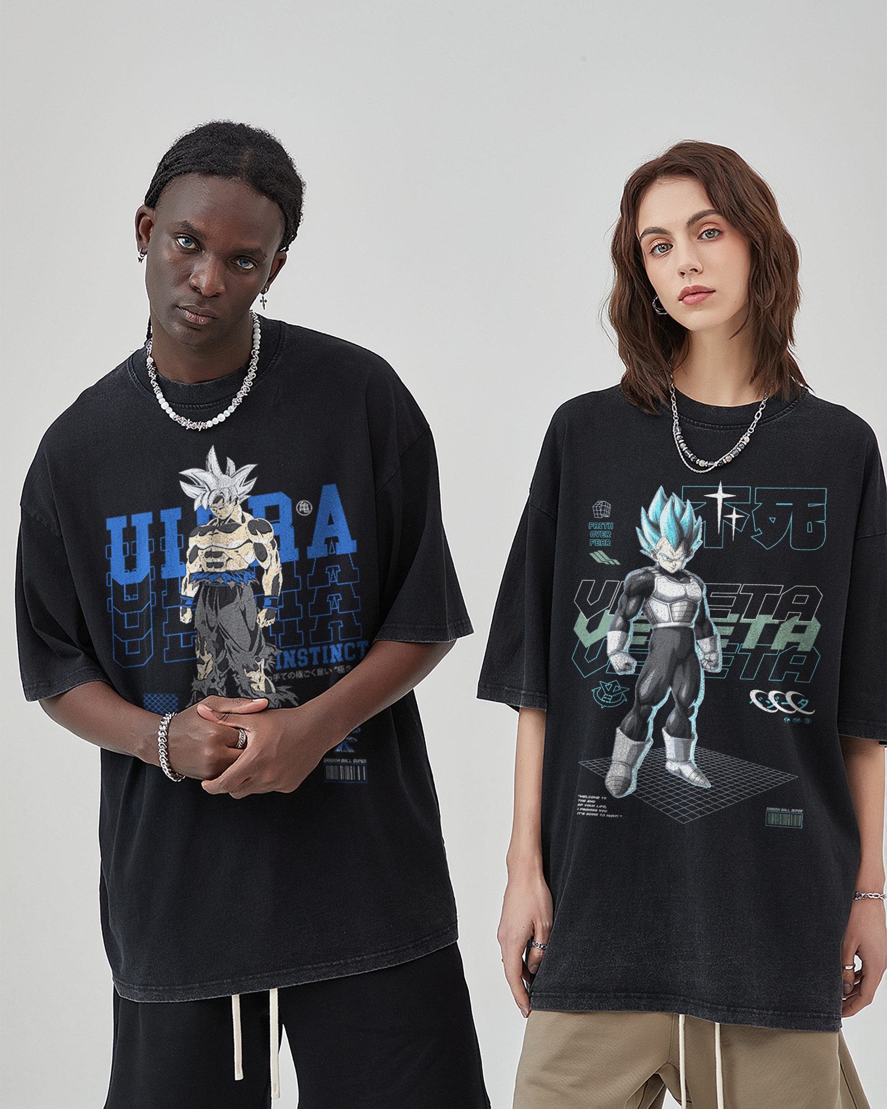 Vegeta Vintage Oversized T-Shirt