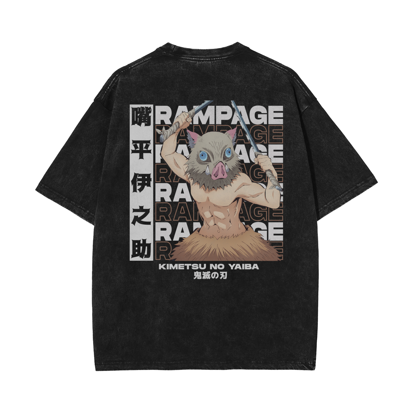 OG Inosuke Hashibira Vintage Oversized T-Shirt