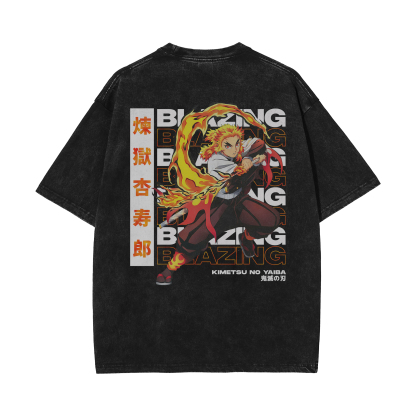 OG Kyojuro Rengoku Vintage Oversized T-Shirt
