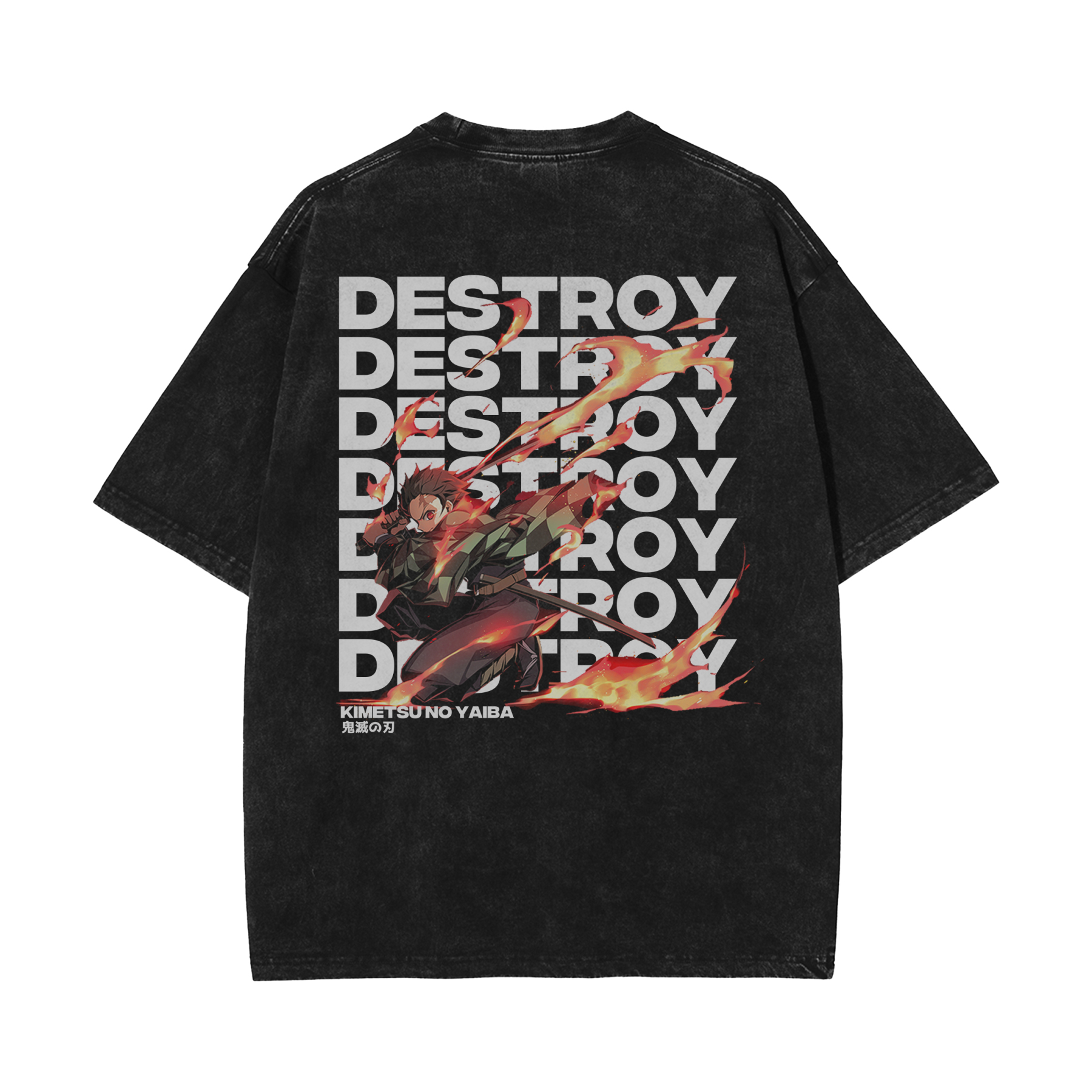 OG Tanjiro Kamado V2 Vintage Oversized T-Shirt