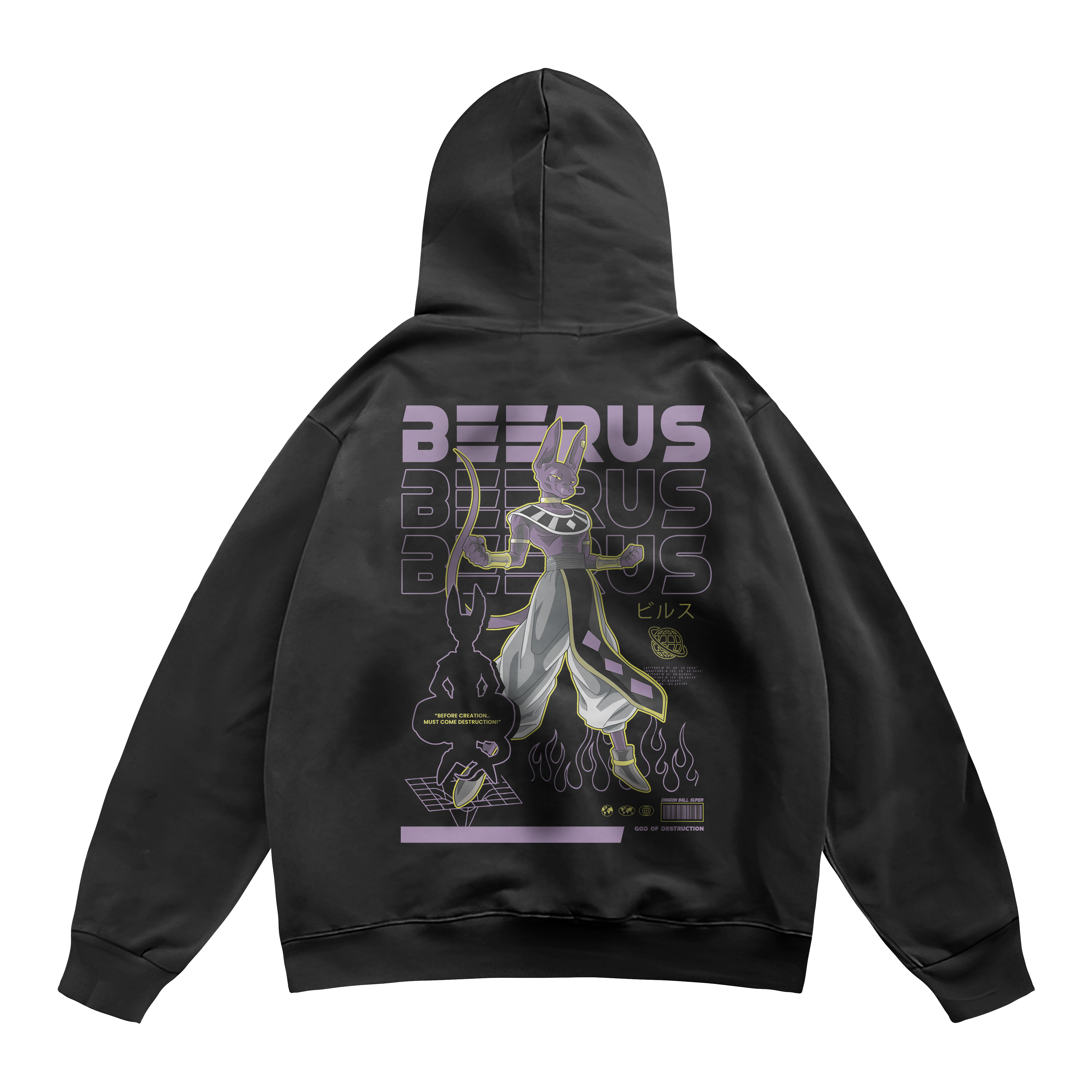 Beerus Dragon Ball Super | Hoodie – TheAnimeCollective