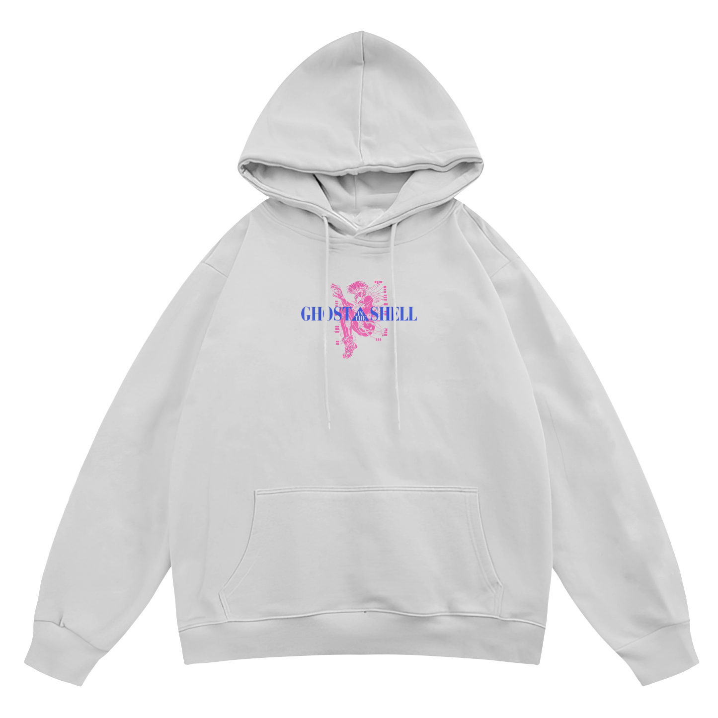 Ghost In the Shell Old School Anime | White Hoodie