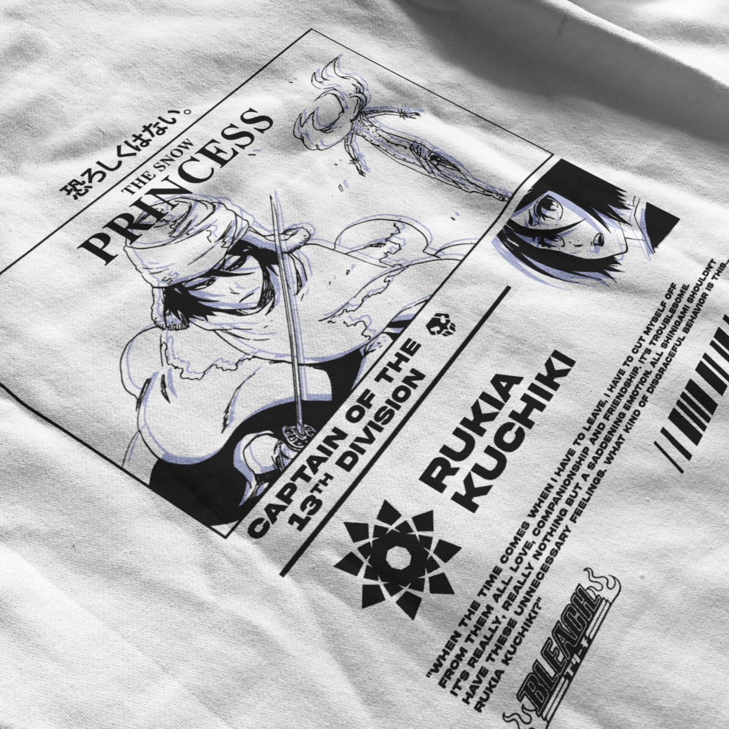 Rukia Kuchiki Bleach | White Hoodie