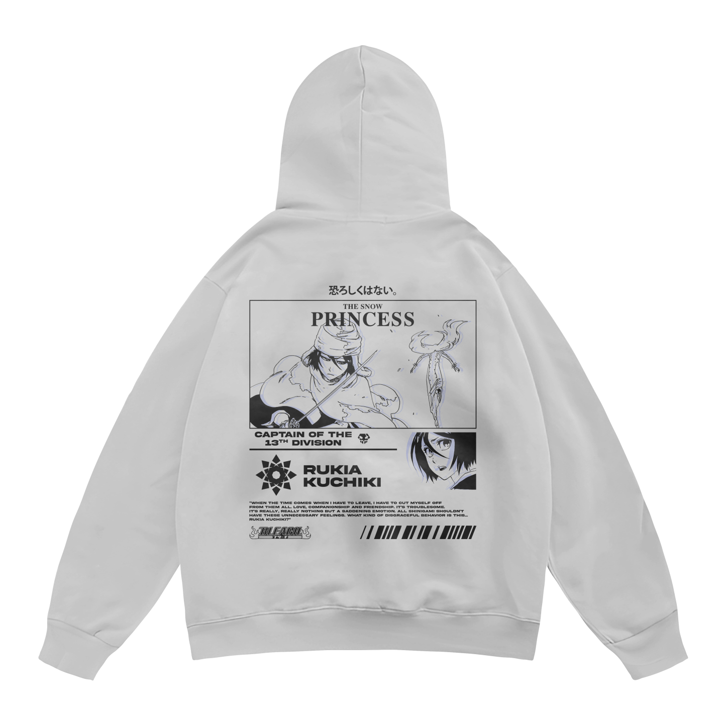 Rukia Kuchiki Bleach | White Hoodie TYBW