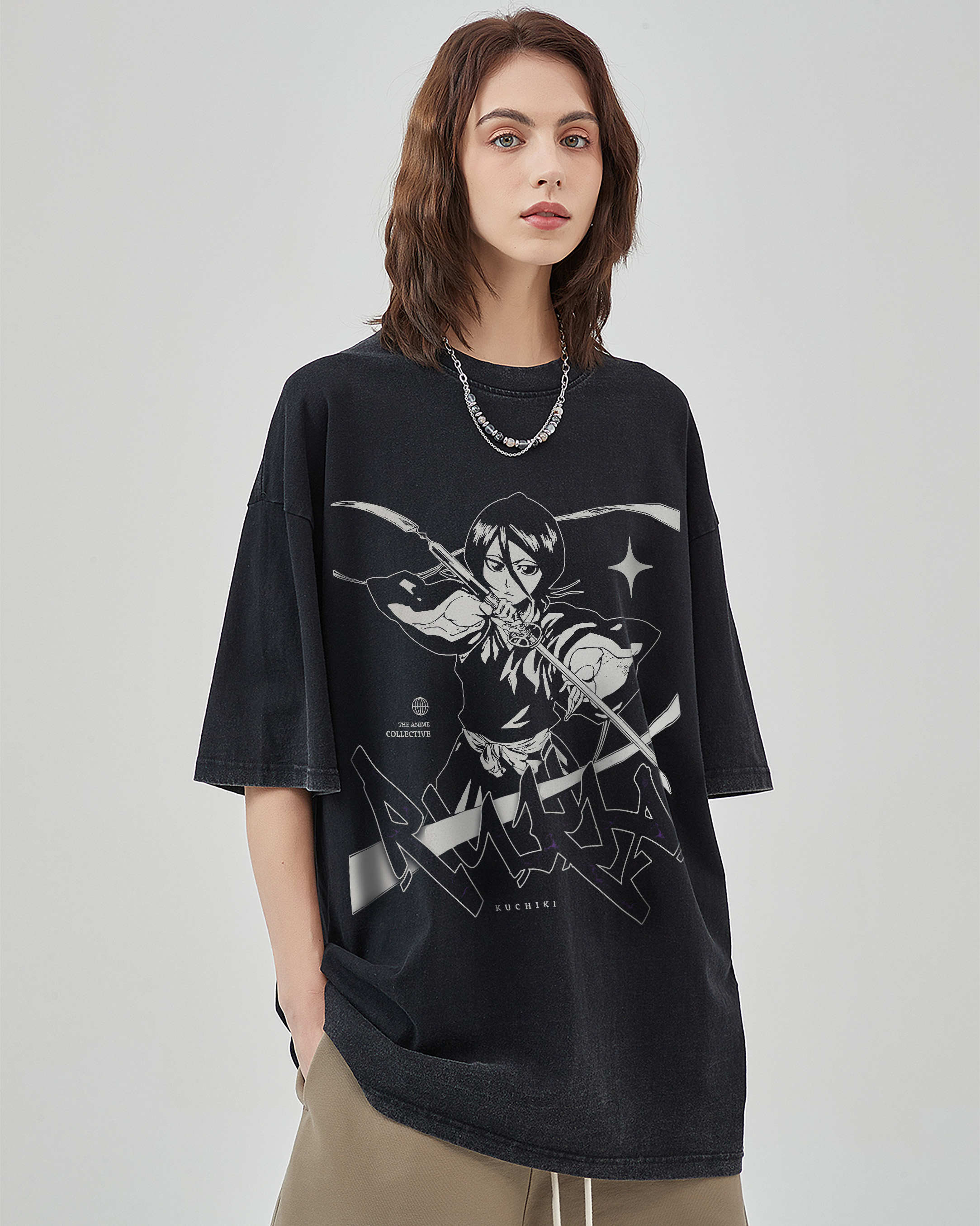 Rukia Vintage Oversized T-Shirt | Bleach