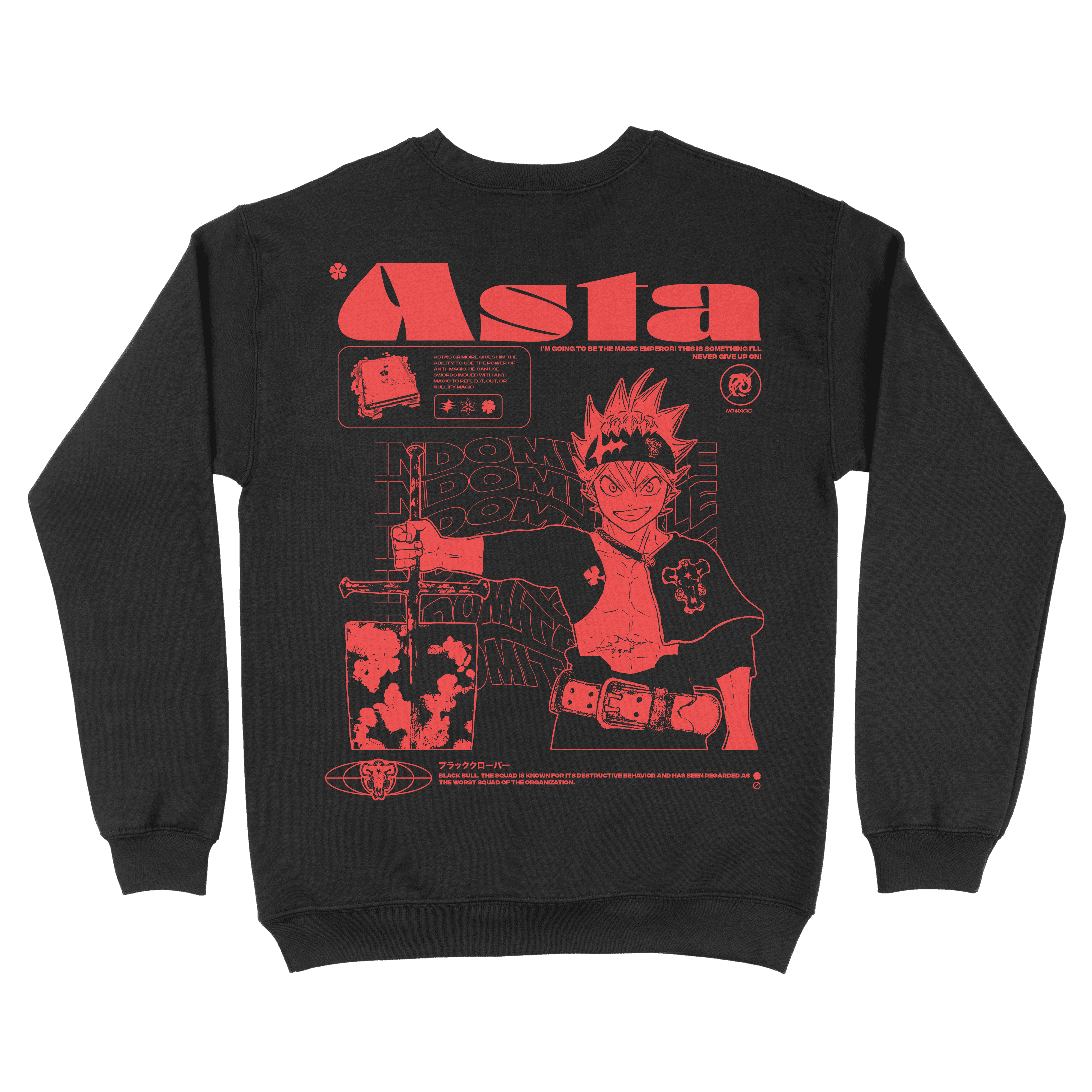 Asta Black Clover | Sweatshirt