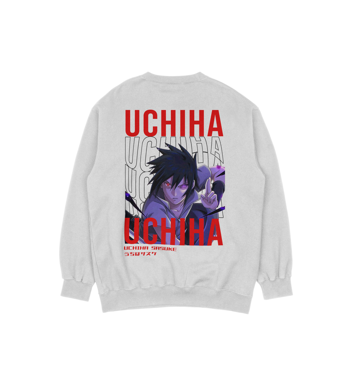 Uchiha Sasuke Boruto | White Sweatshirt