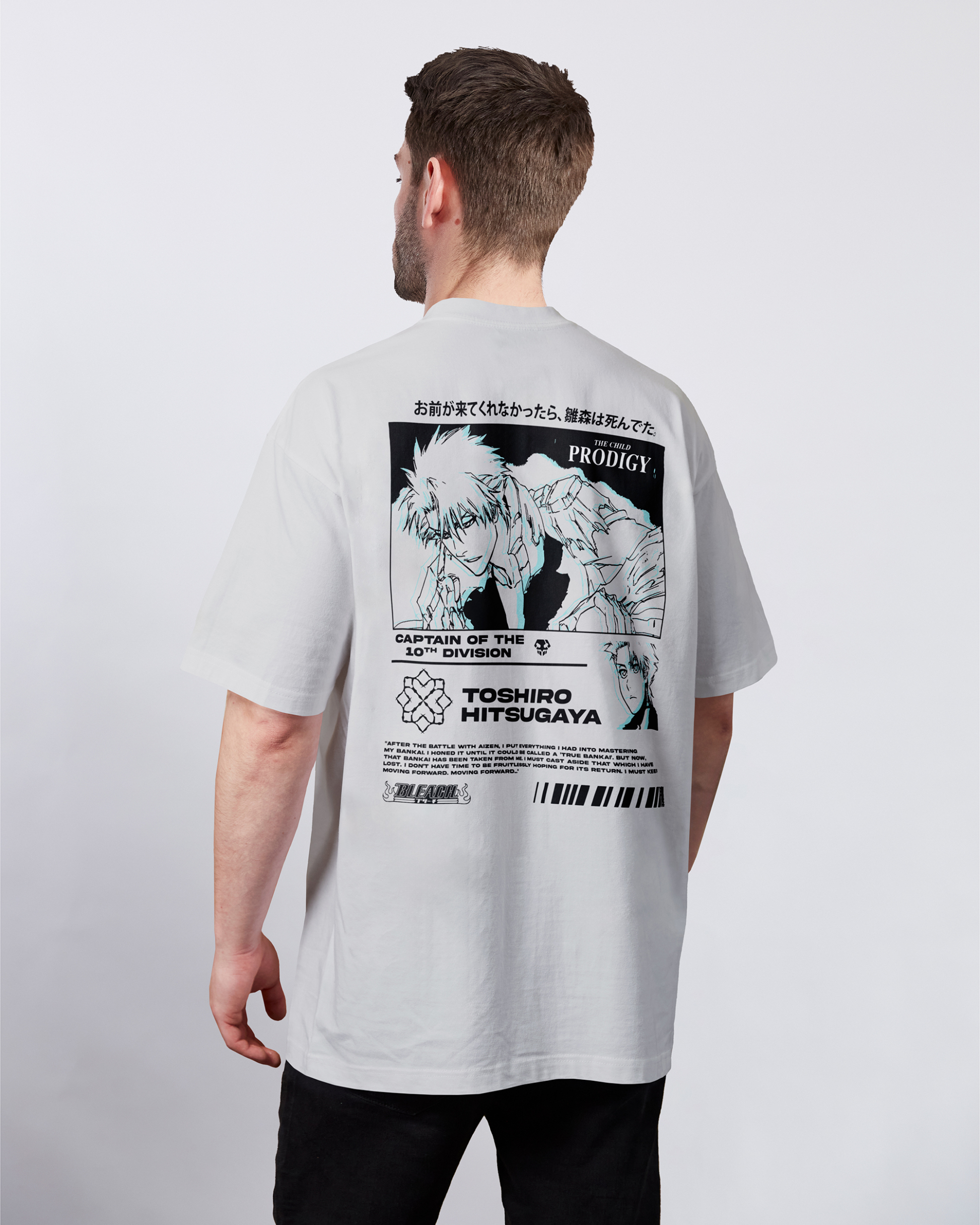 Toshiro Hitsuyaga Bleach White TShirt TYBW TheAnimeCollective
