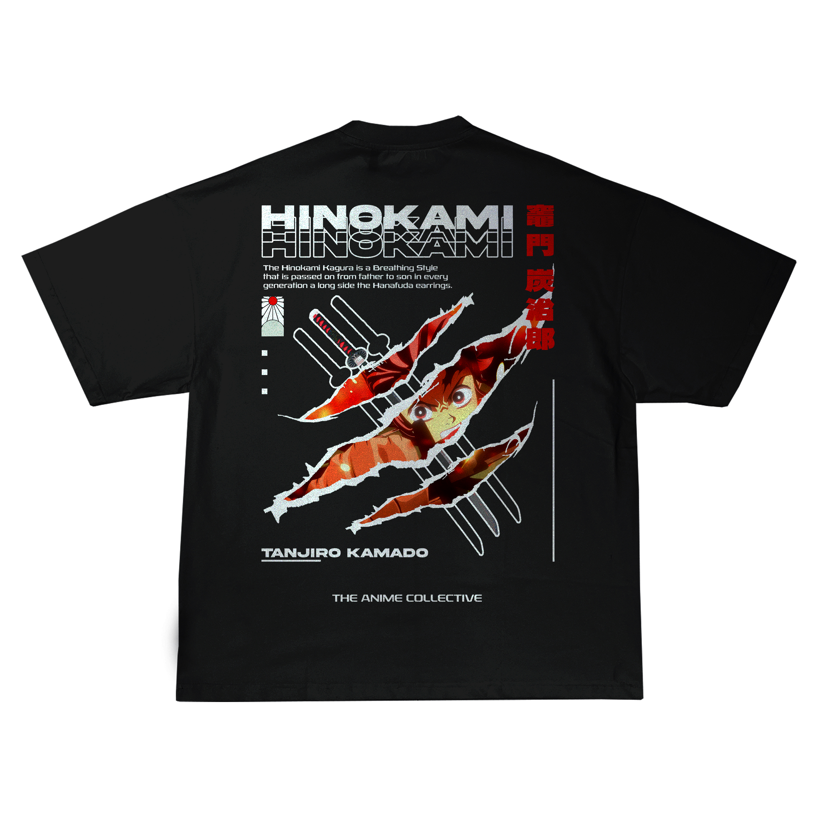Tanjiro Kamado Hinokami Demon Slayer | T-Shirt