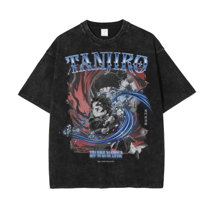Tanjiro Vintage Oversized T-Shirt