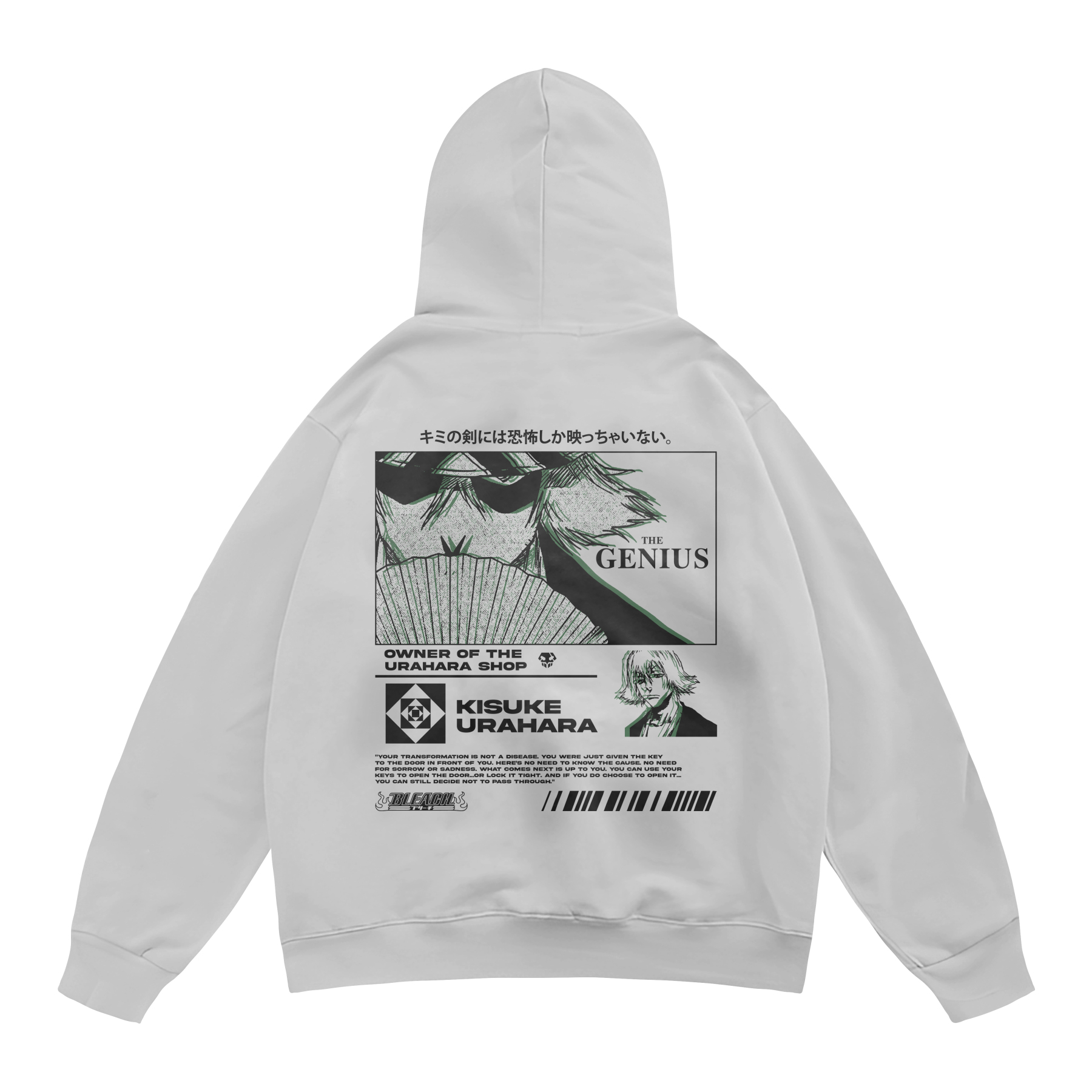Kisuke Urahara Bleach | White Hoodie TYBW