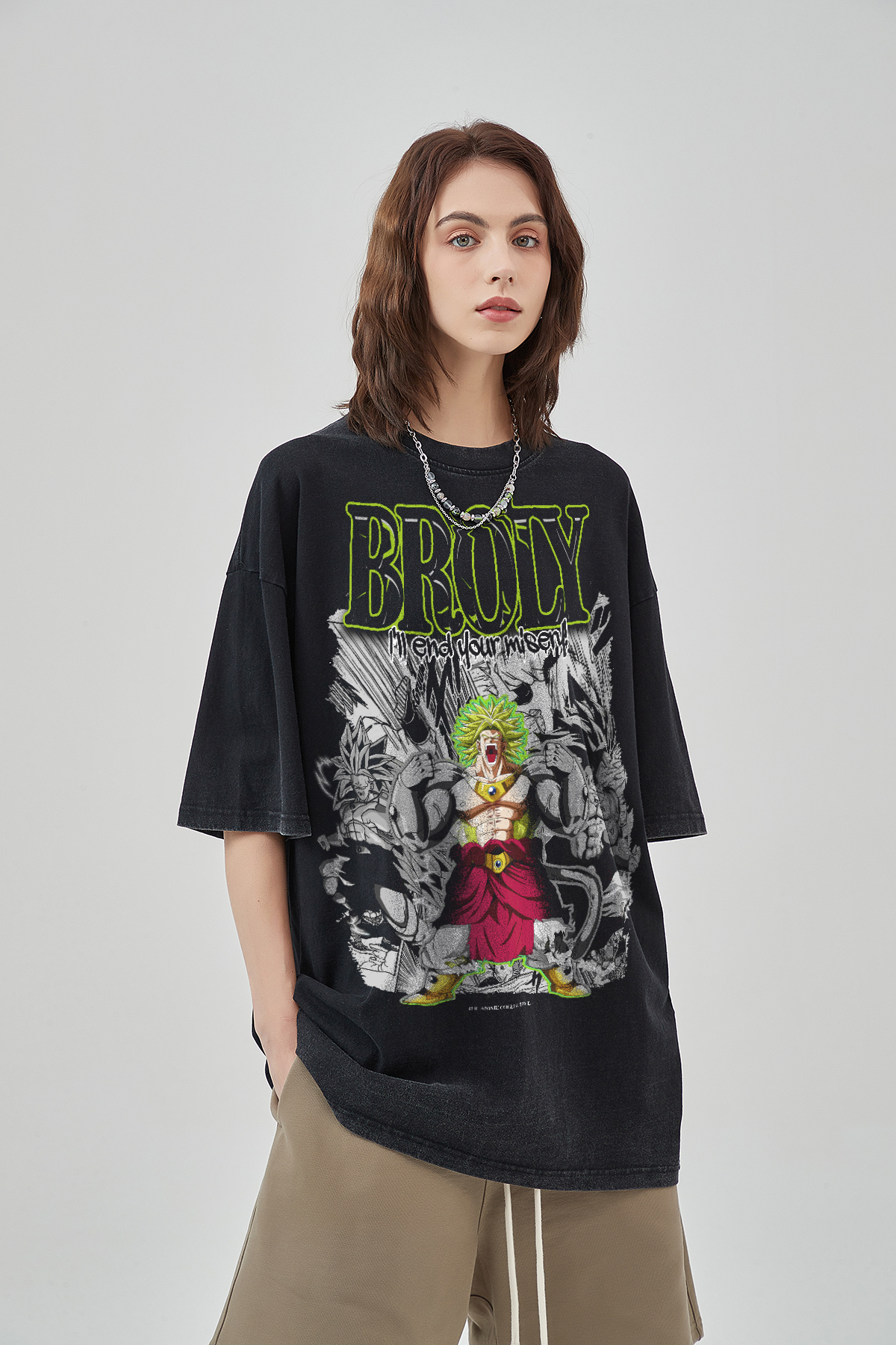 Broly Vintage Oversized T-Shirt