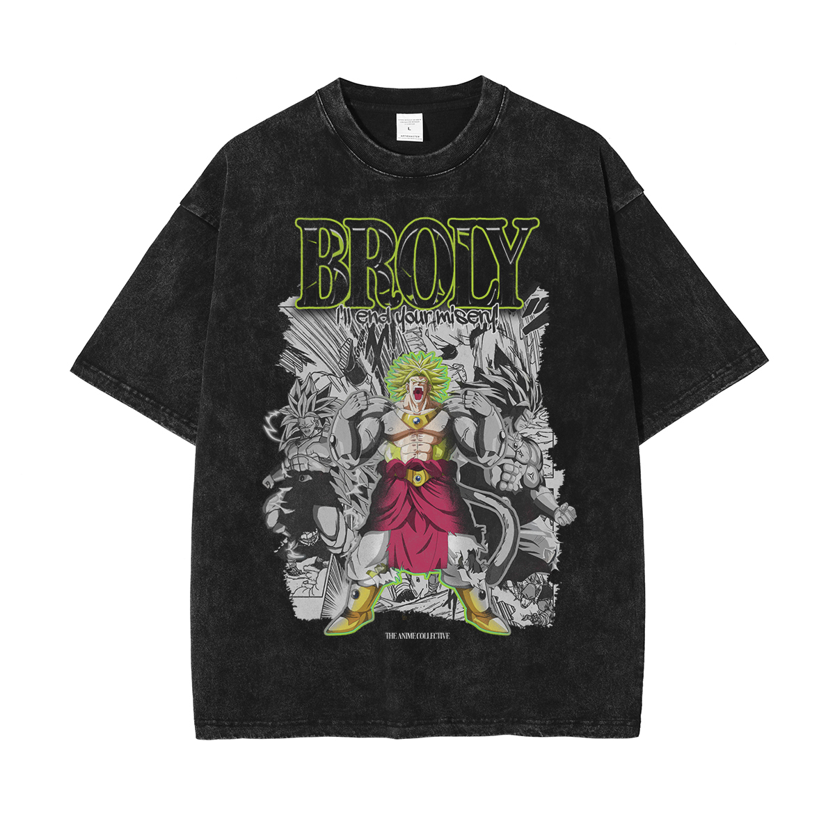 Broly Vintage Oversized T-Shirt