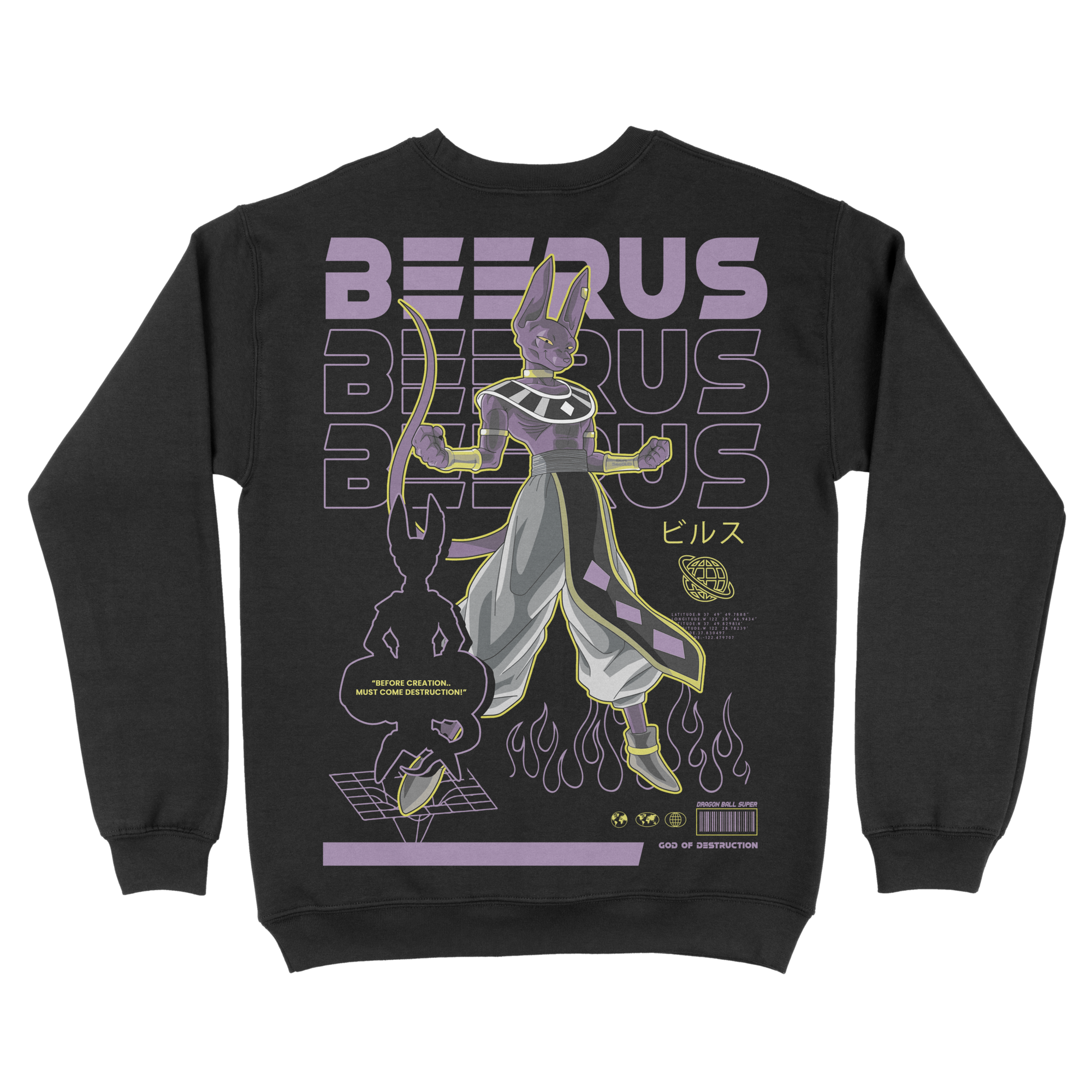 Beerus Dragon Ball Super | Sweatshirt