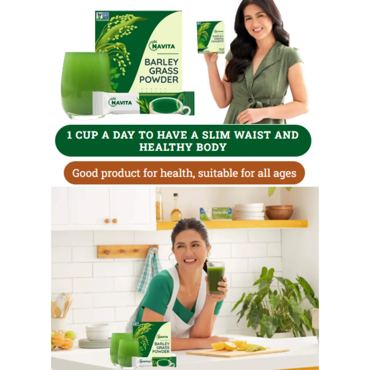 Naveta™ Barley Grass Powder 100% Pure & Organic