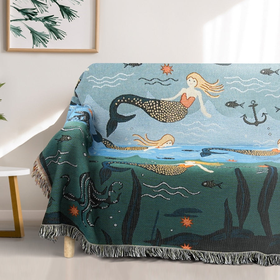 Mermaid Throw Blanket