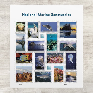 2022 National Marine Sanctuaries Forever First Class Postage Stamps
