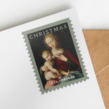 2022 Virgin and Child Forever First Class Poatage Stamps