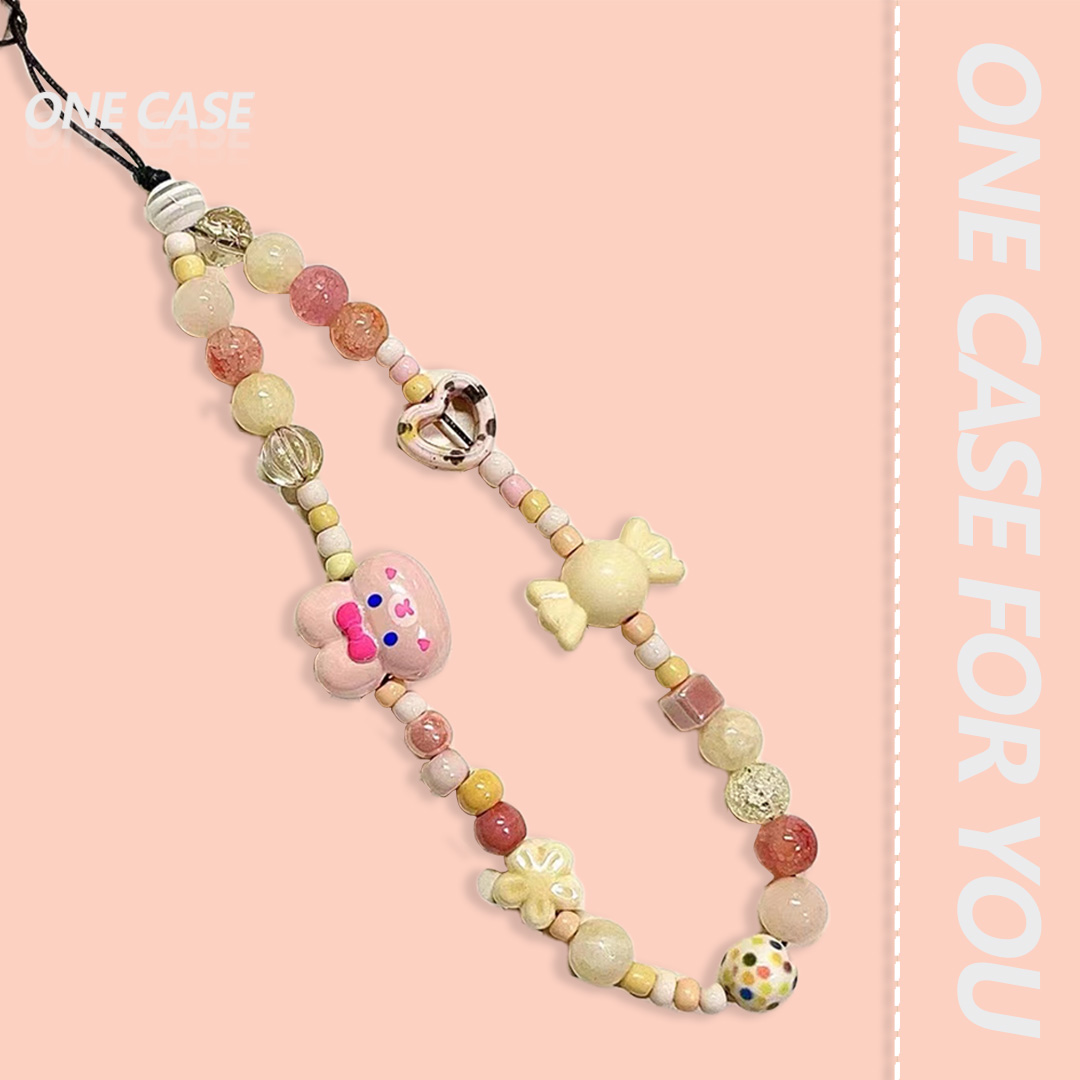 Cany Bunny Mobile Phone Chain Key Chain-ONECASE.STUDIO