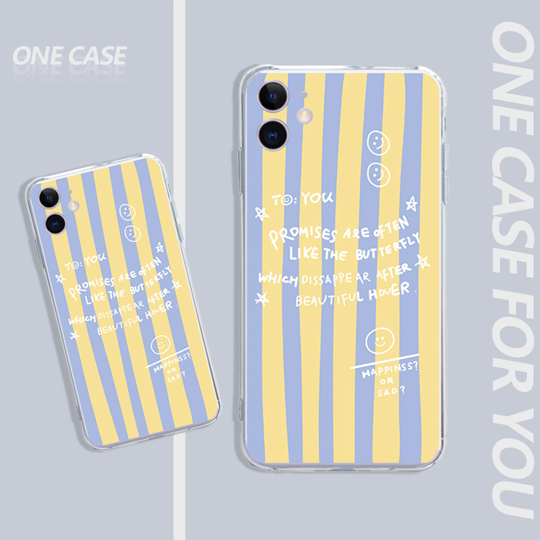 Simple Style Stripes iPhone Case-ONECASE.STUDIO