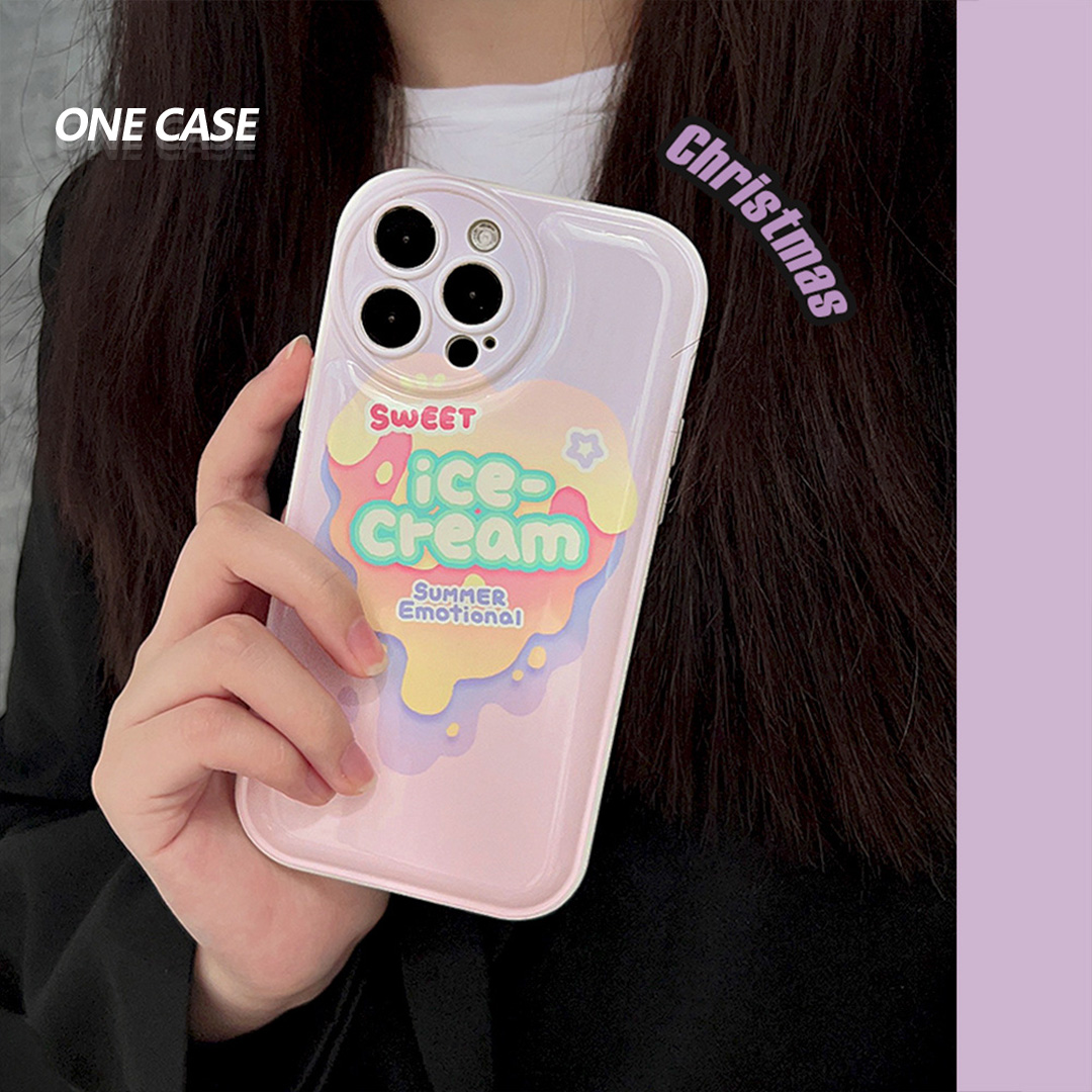  Sweet Ice Cream iPhone Case-ONECASE.STUDIO